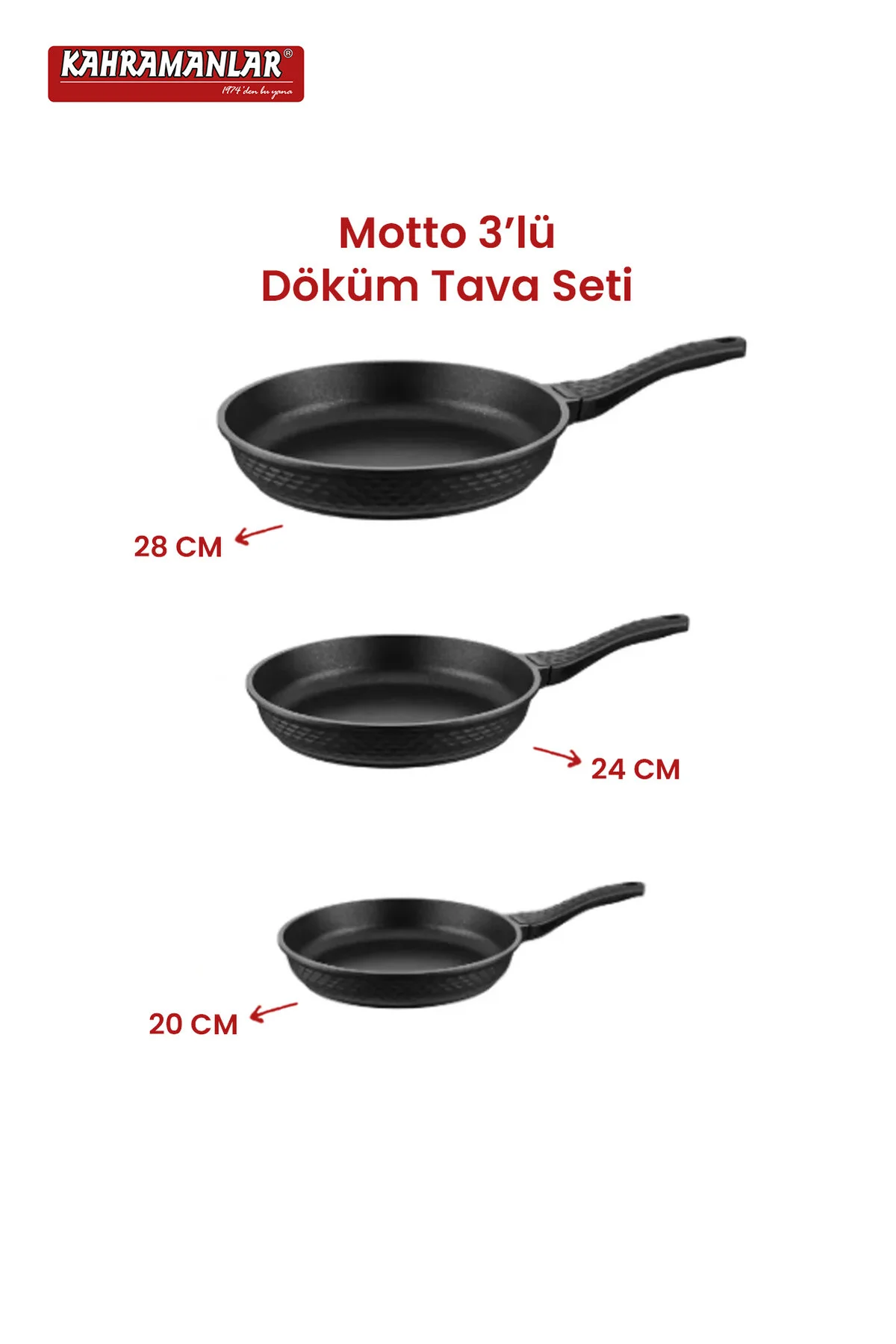 تابه STOTO CASTING 3 SET اورجینال Kahramanlar