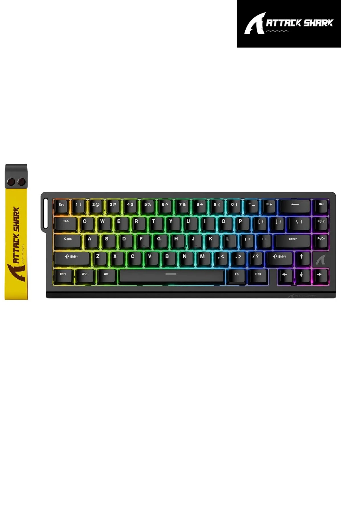 کیبورد مخصوص بازی حمله به کوسه X68HE RAPID ماشه 0.125MS سوئیچ MLANTATIC RGB برنامه قابل اجرا صفحه کلید Sarftech