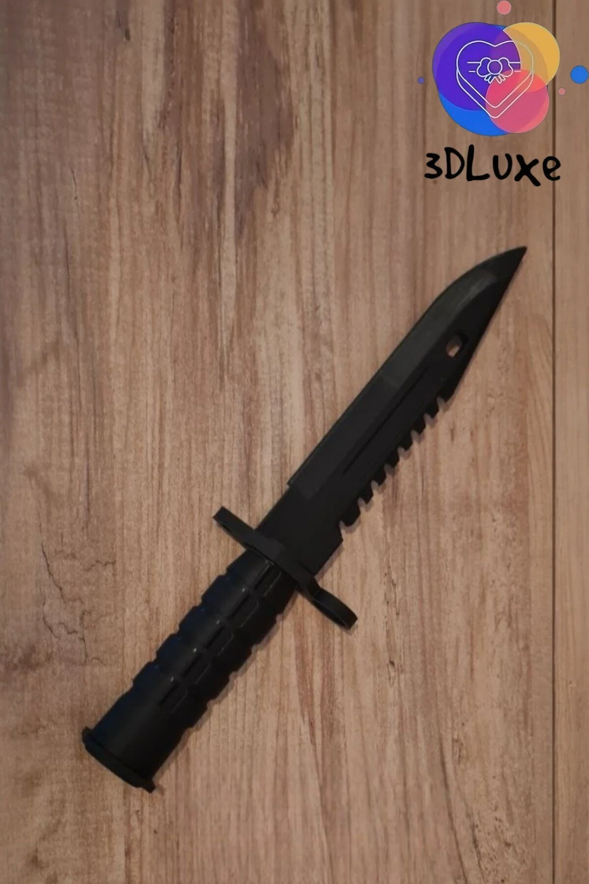 فیگور شکل سیاه چاقوی سرنیزه ای CS:GO M9 نه برش از ترکیه 3DLuxeDekor