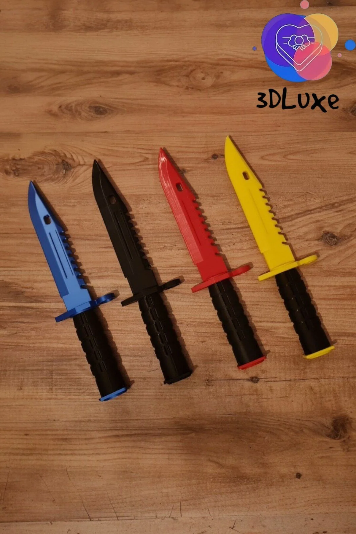فیگور چاقوی CS: GO M9 BAYONET KNIFE RED اورجینال 3DLuxeDekor