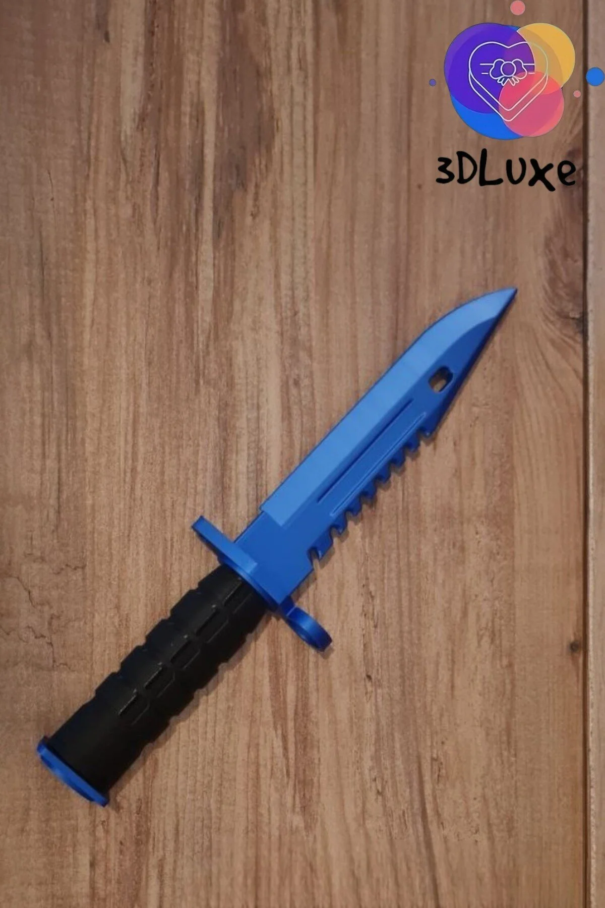 فیگور شکل آبی چاقوی سرنیزه ای CS:GO M9 نه برش از ترکیه 3DLuxeDekor