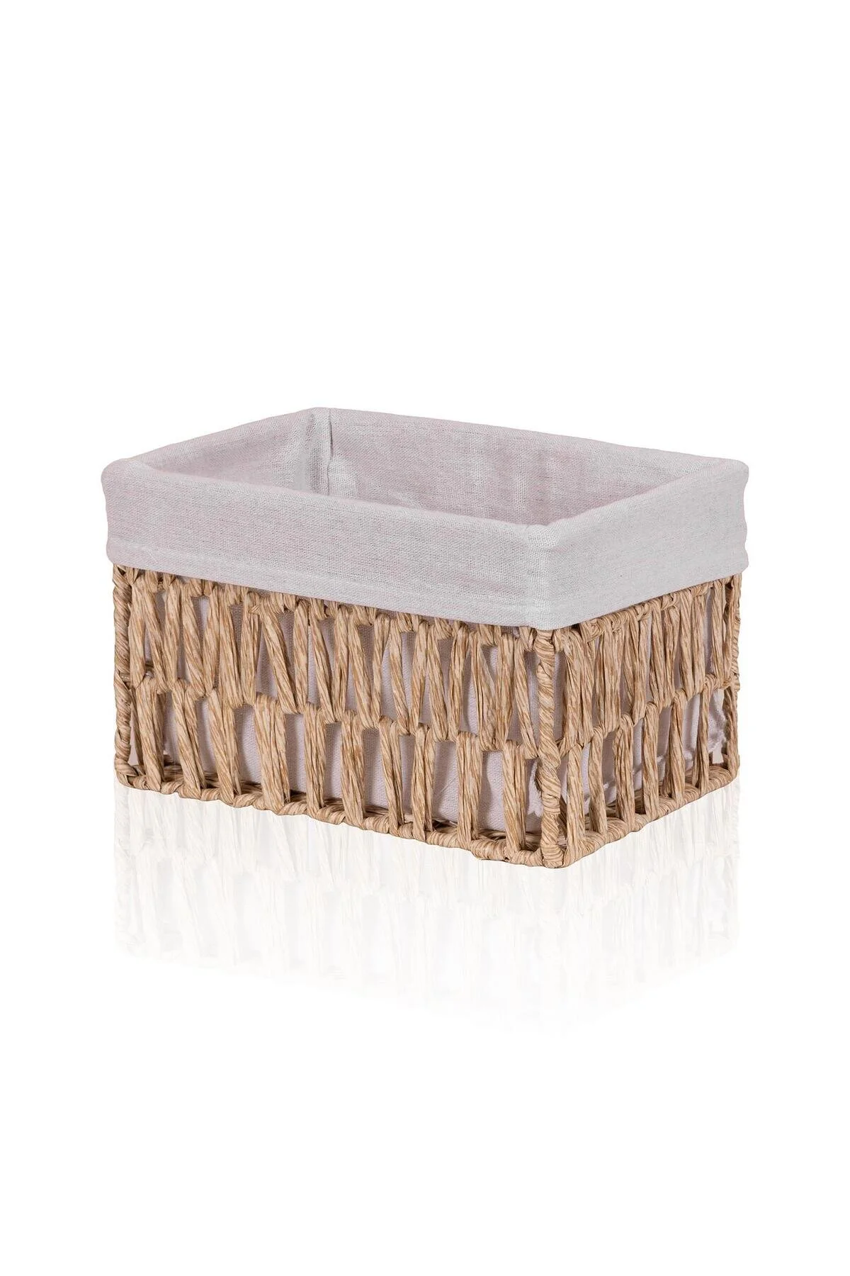 سبد سازمان دهنده گوشت CESTA BASK NATUREL 26X18X16 CM SPT0083 The Mia