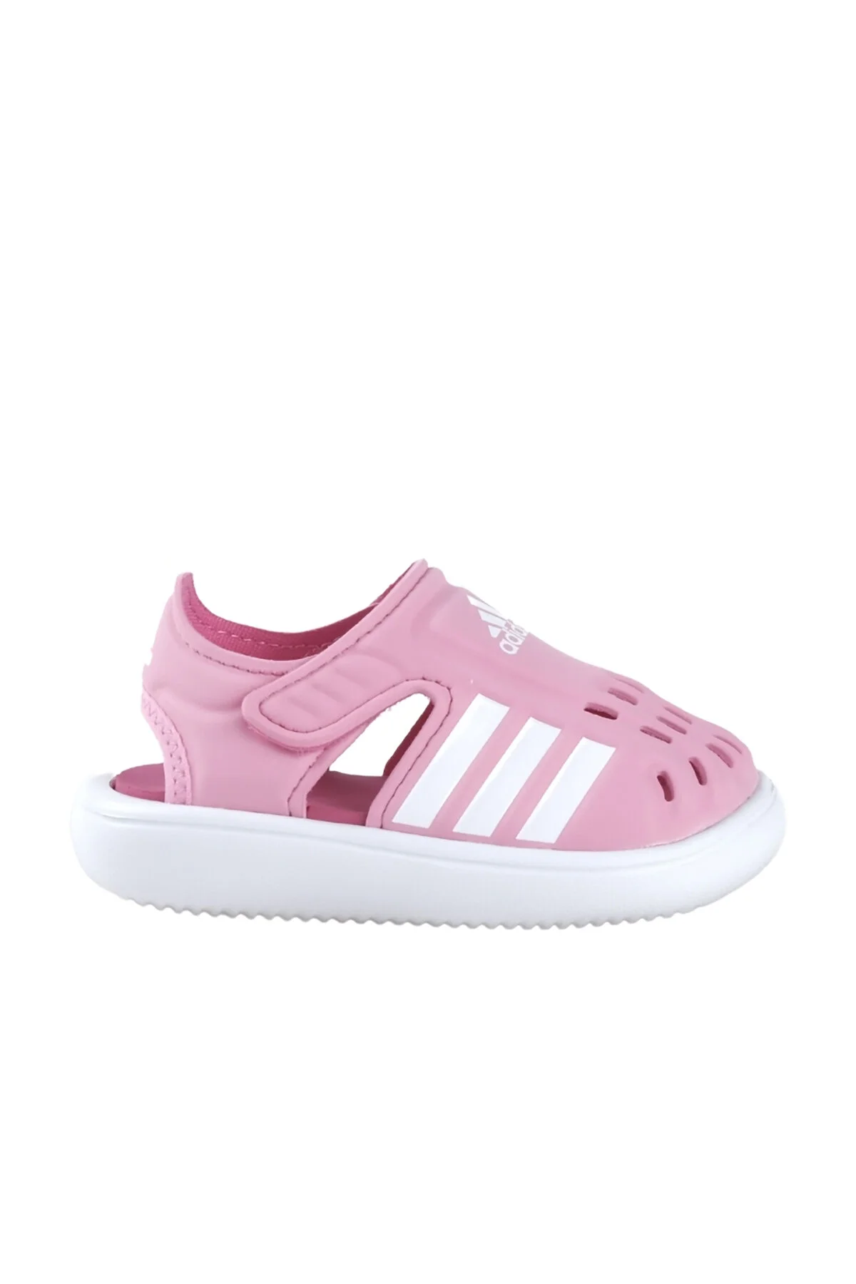 صندل ورزشی پسرانه و دخترانه بچگانه صورتی کودک IE2604 اورجینال آدیداس adidas