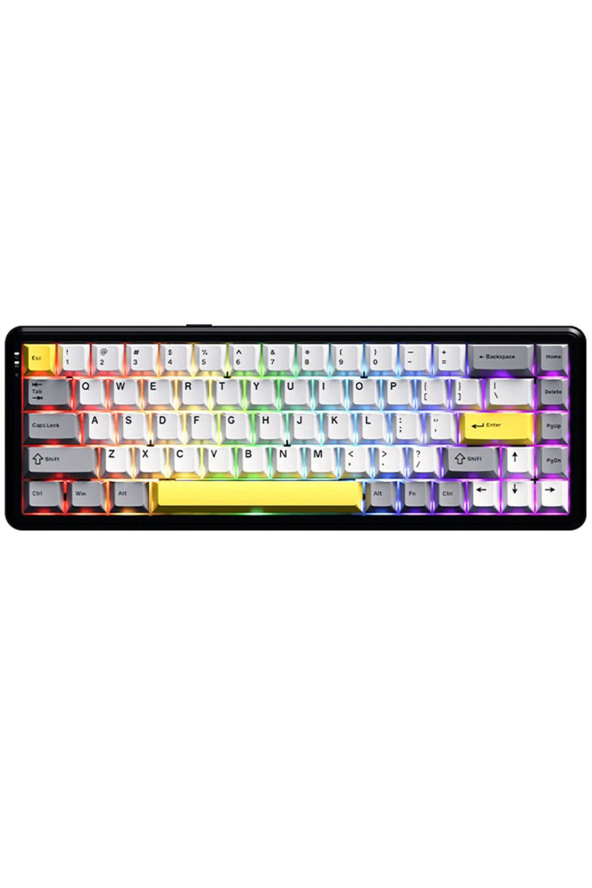 کیبورد مخصوص بازی AJAZZ MAX 68 ٪ سوئیچ مغناطیسی باتری میلی آمپر ساعت 8K میزان رای گیری RGB صفحه کلید بی سیم Coverzone