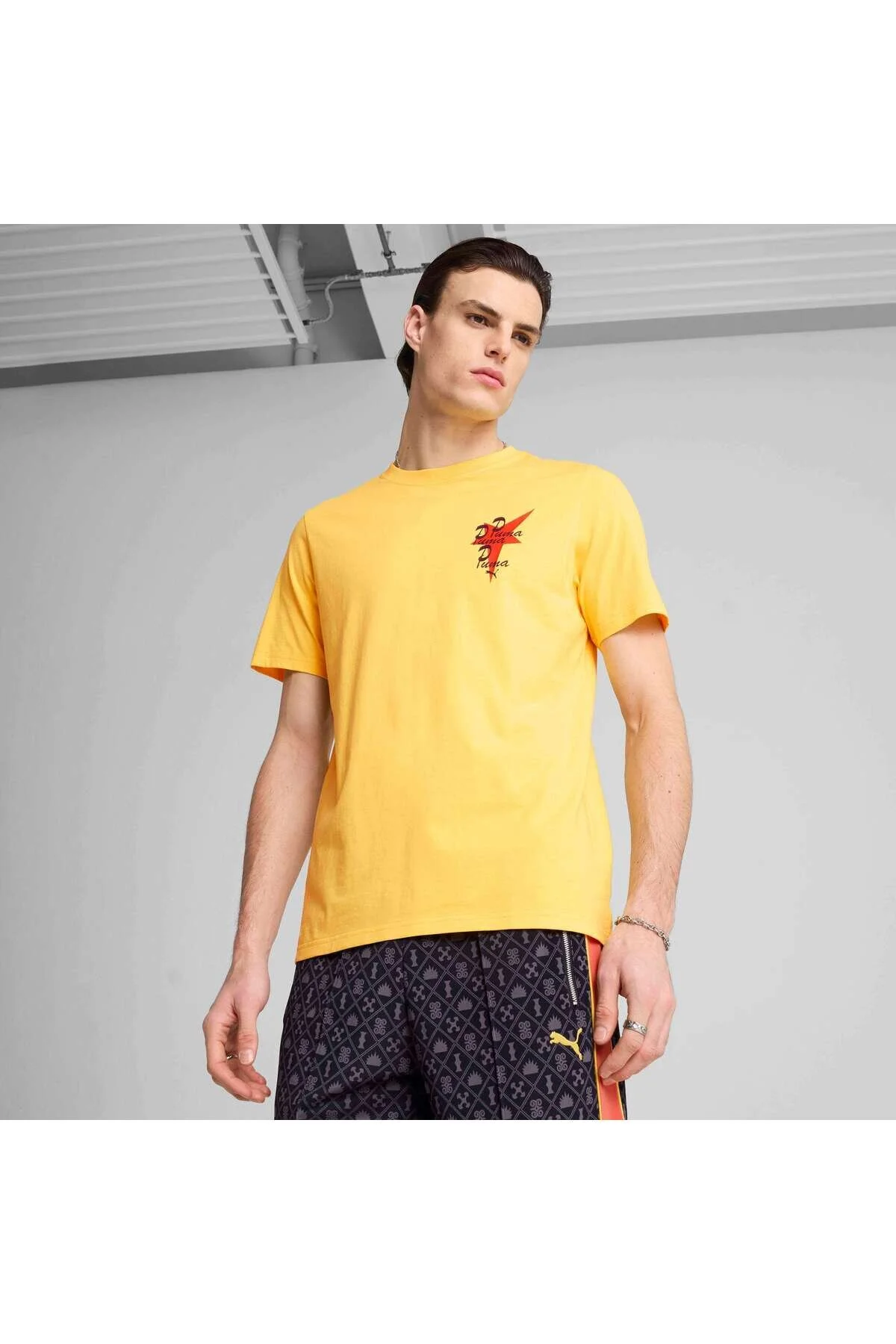 تی شرت مردانه گرافیک کمد لباس اورجینال Puma
