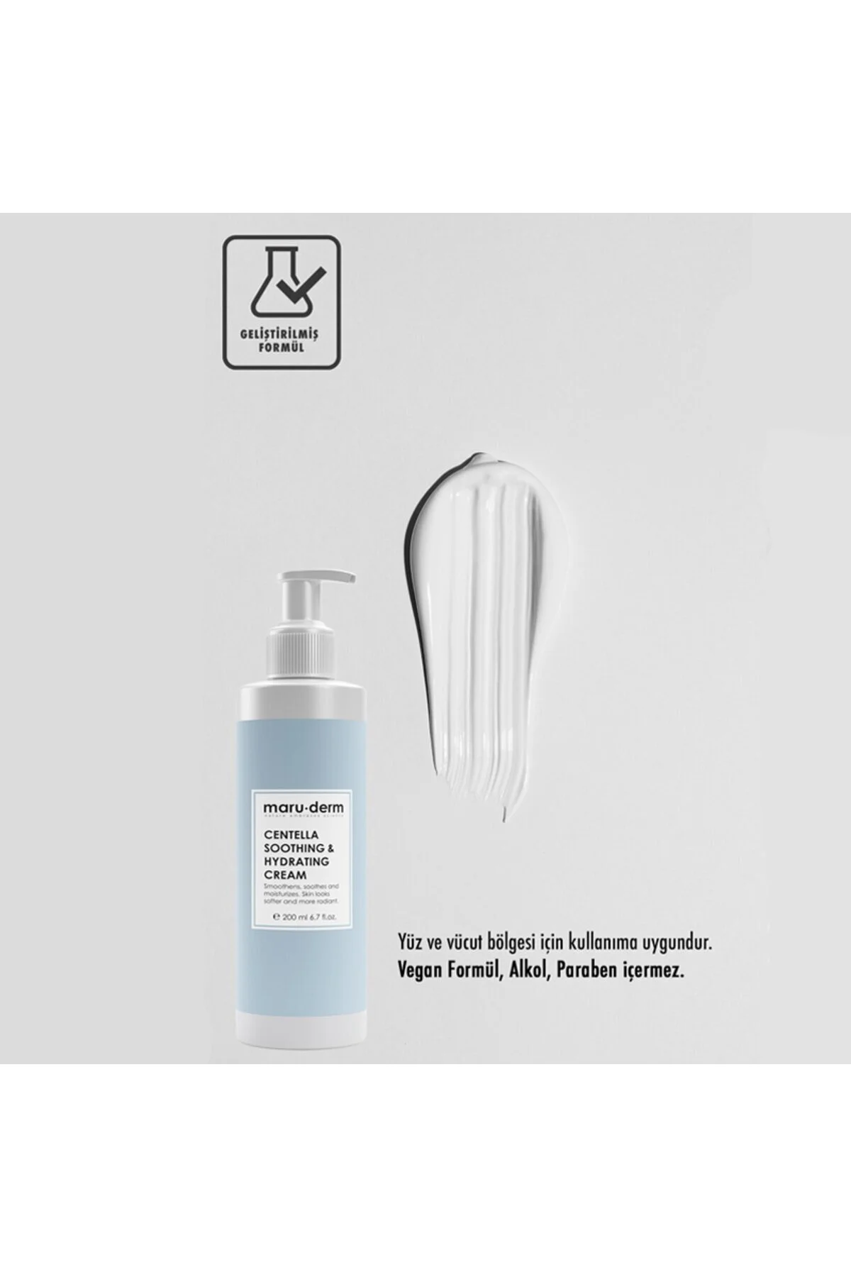 کرم بدن مراقبت از پوست MARUDERM CICA CENTELLA 200 میلی لیتر سنتلا Maru.Derm