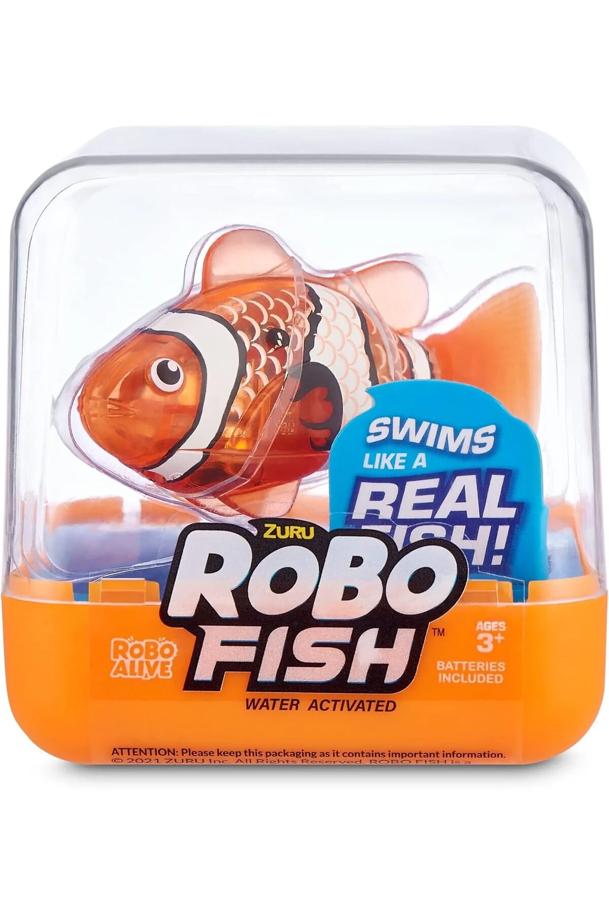 اسباب بازی های فیگور دیگر تغییر رنگ ماهی ROBO FISH SERIES 2 ROBOTIC SWIMMING sfs elektrik
