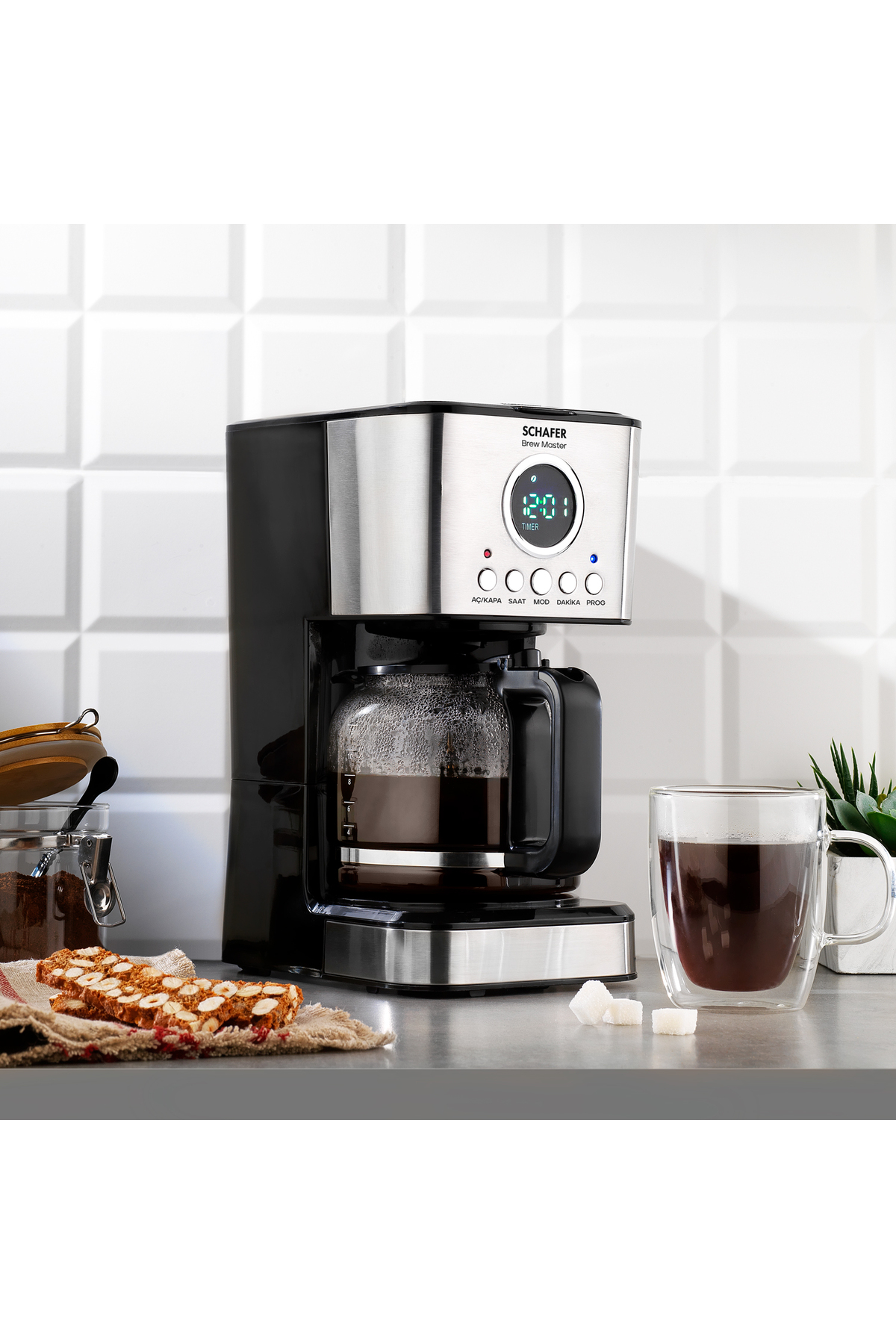 قهوه ساز فیلتری MASTER FILTER MACHINE INOX اورجینال Schafer