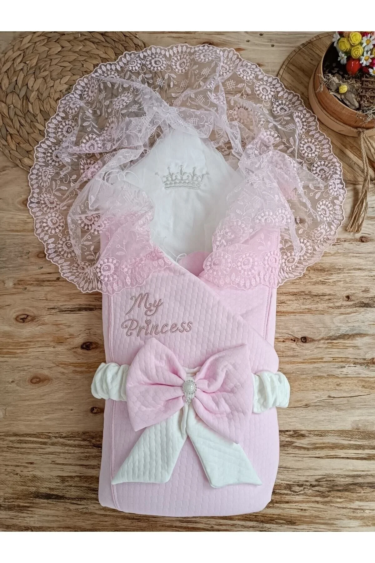 پتوی نوزاد و کودک صورتی دخترانه بچگانه پسرانه سریال ویژه توری BABY Tomuycuk