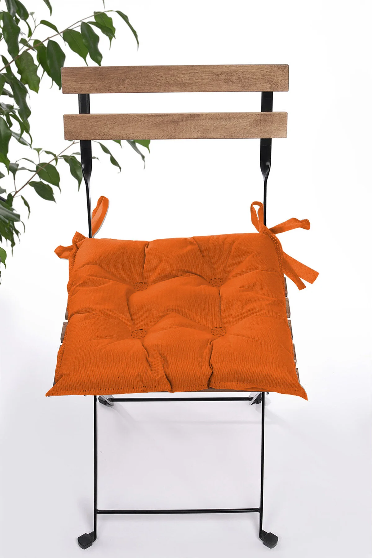 کوسن صندلی پفیدیک تزئینی تخت LACCIK 40X40 نارنجی ADARYA HOME
