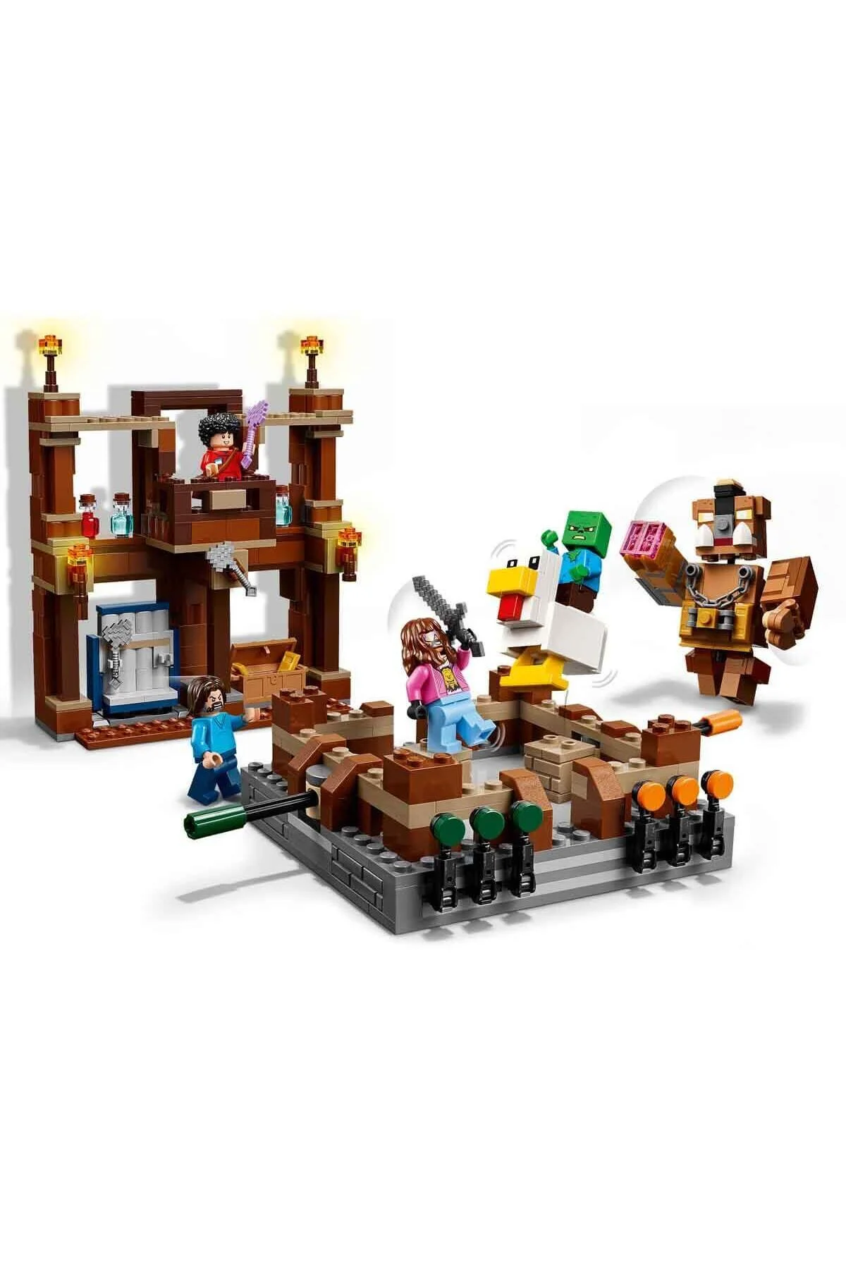لگو و اسباب بازی های ساخت محور FOREST MANSION FIGHTING RING 21272 CREATIVE FOR KIDS 10 به بالا از ترکیه LEGO Minecraft