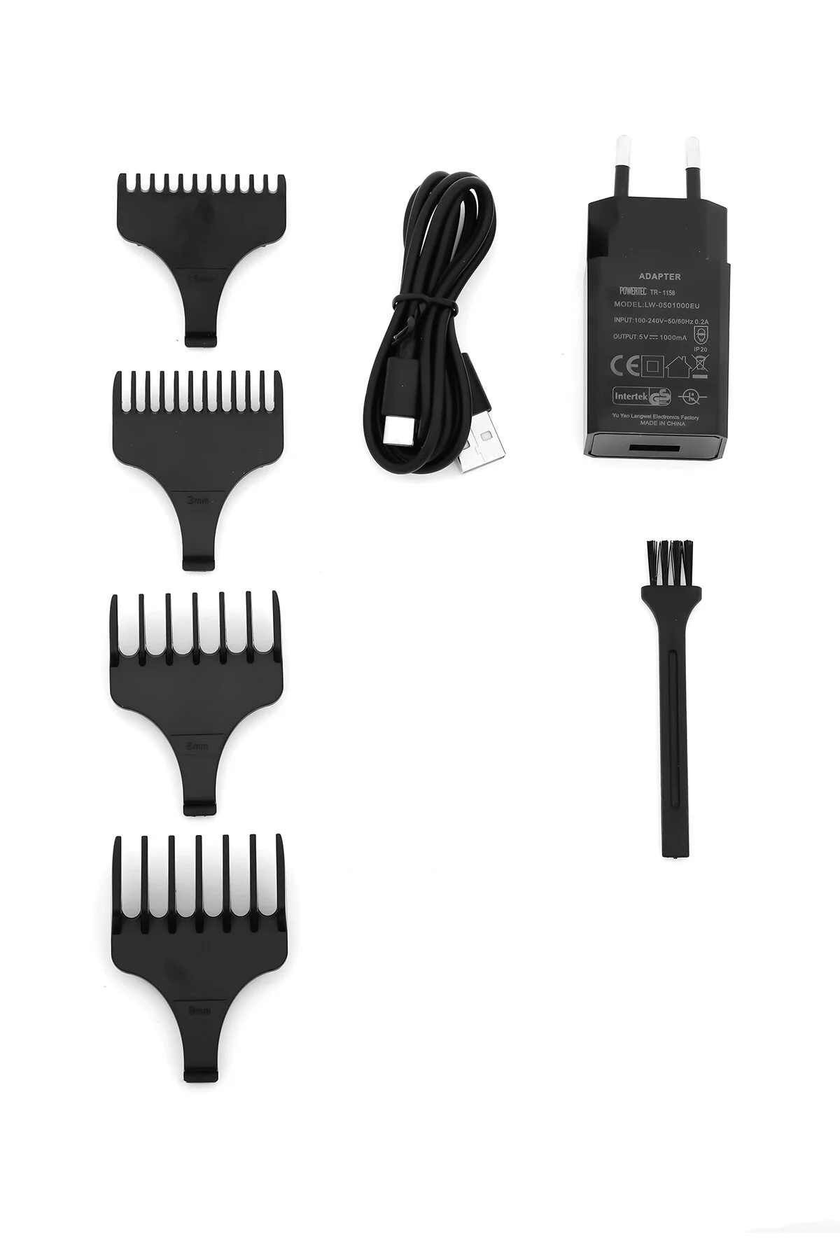ماشین اصلاح چند رنگ برقی Tr 1158 ریش Tr1158 J182 پاورتچ  Powertec