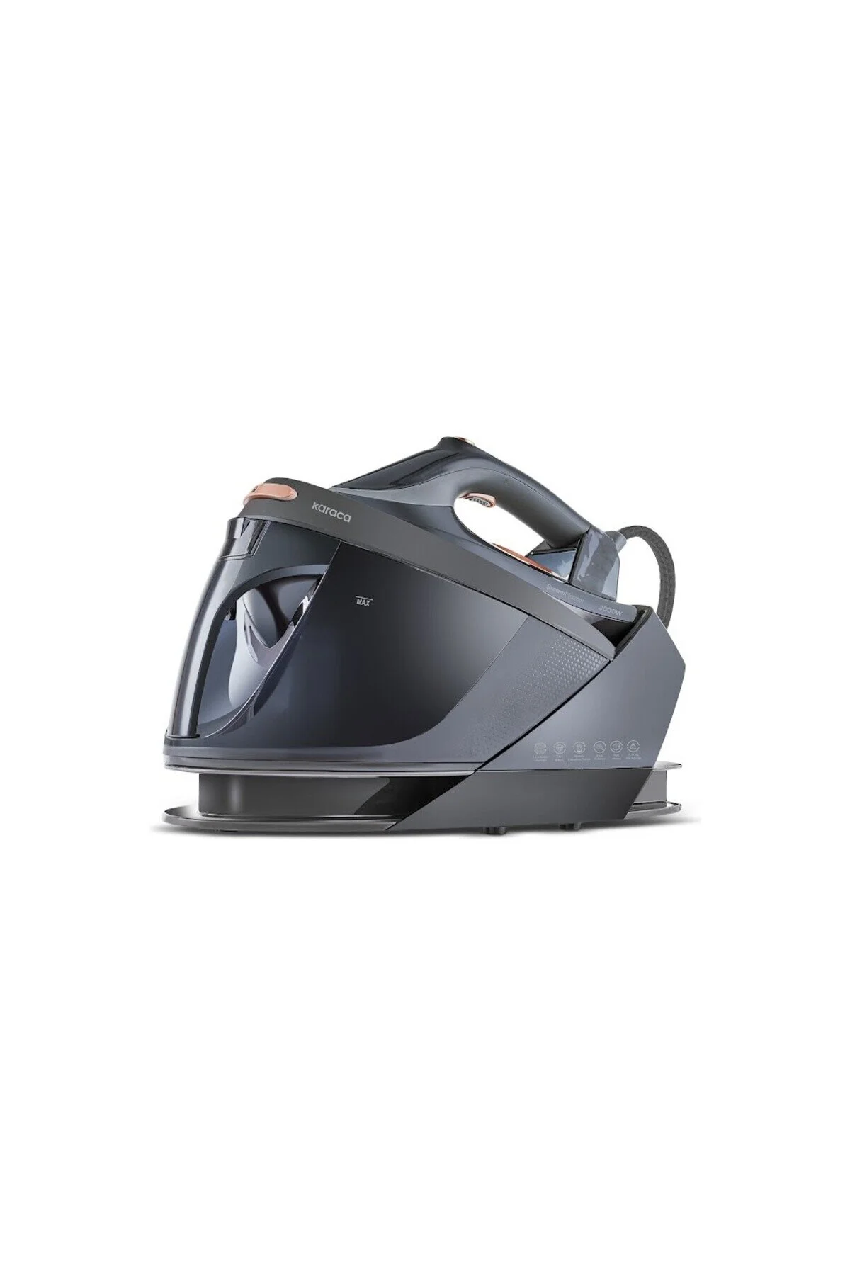 اتو بخار مخزن‌دار (Garment Steamer) مدل Black Rose (ضد رسوب)