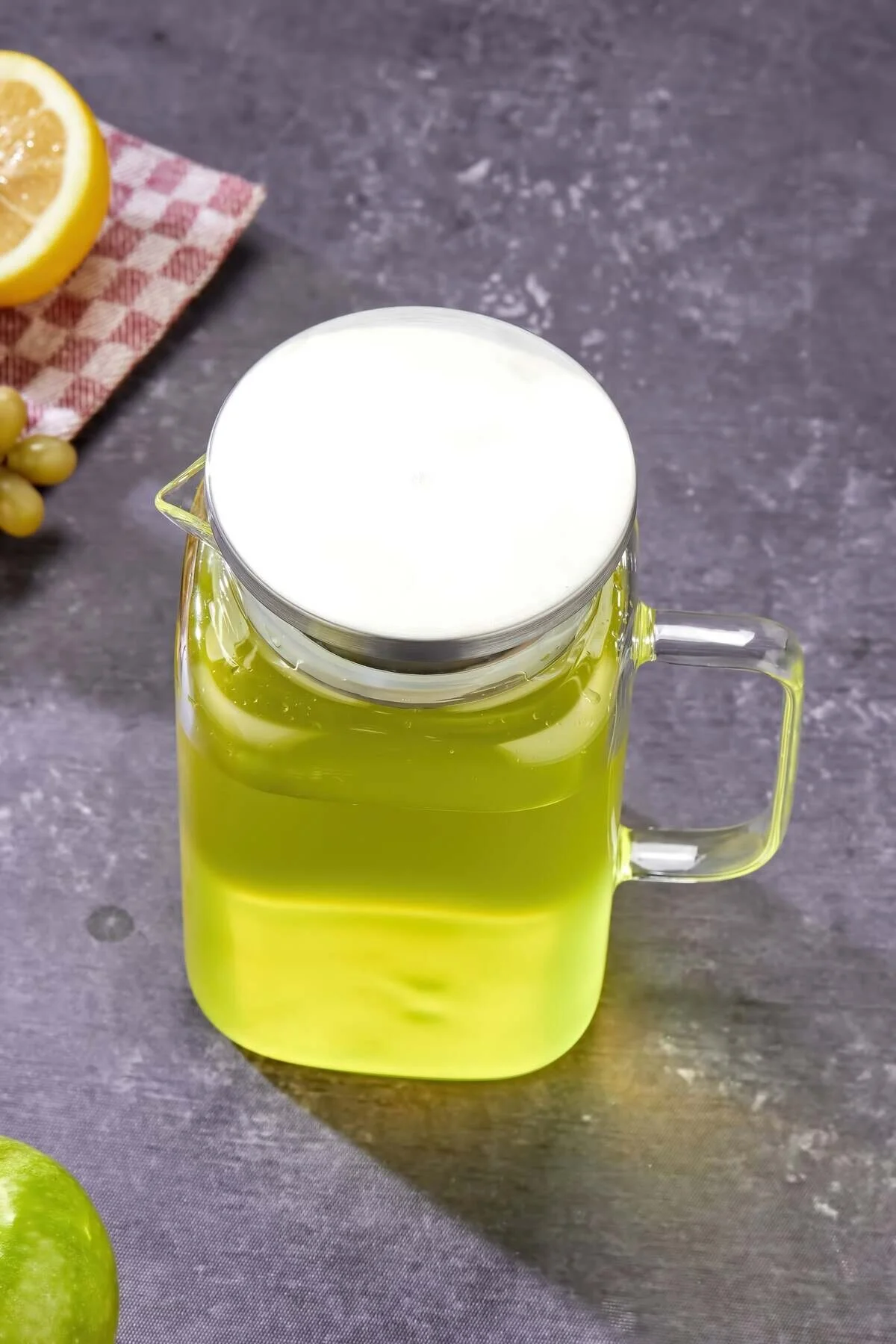 پارچ و تنگ 2 کوزه شیشه ای BOROSILICATE مقاوم در برابر حرارت درب استیل ضد زنگ استفاده شیک سالم Cooker