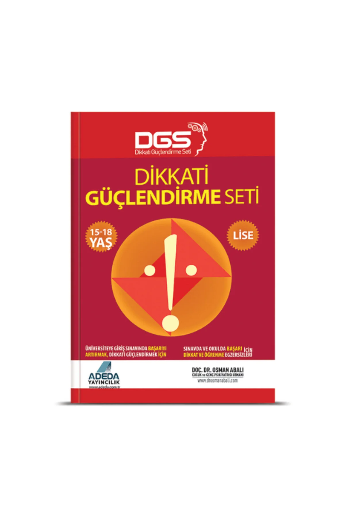 کتاب های فعالیت و آموزشی تقویت توجه مجموعه دبیرستان 15 18 سن اضطراب امتحان را حل کنید! Adeda Yayınları