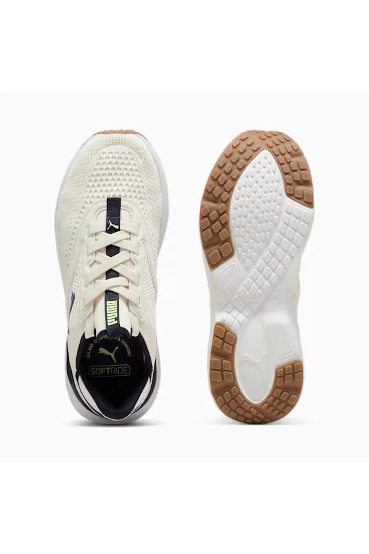کفش زنانه سیب Softride Mayve Wnwarm سفیدPuma سیاه و سفید پوما Puma