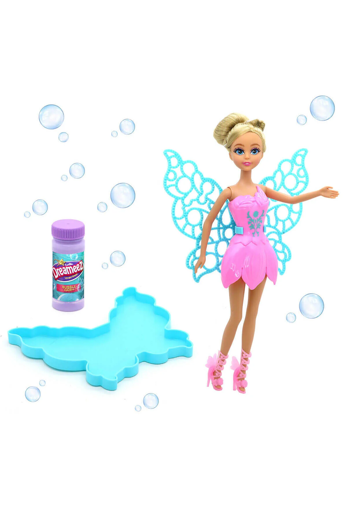 عروسک های اسباب بازی و لوازم جانبی DREAMEEZ BUBBLE FAIRY BLUE WINGED از ترکیه Barbie