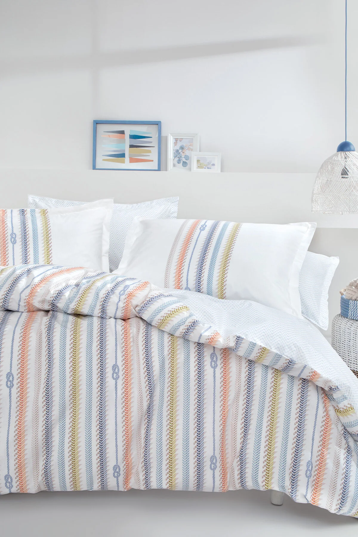 کاور لحاف دو نفره مجموعه پوشش DUVET BENITO DOUBLE RANFORCE سبز روغن Yataş