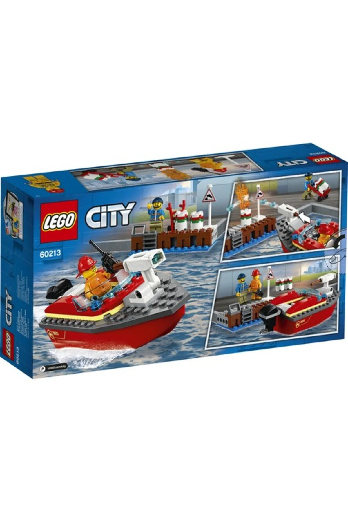 LEGO City Dock Fire 60213