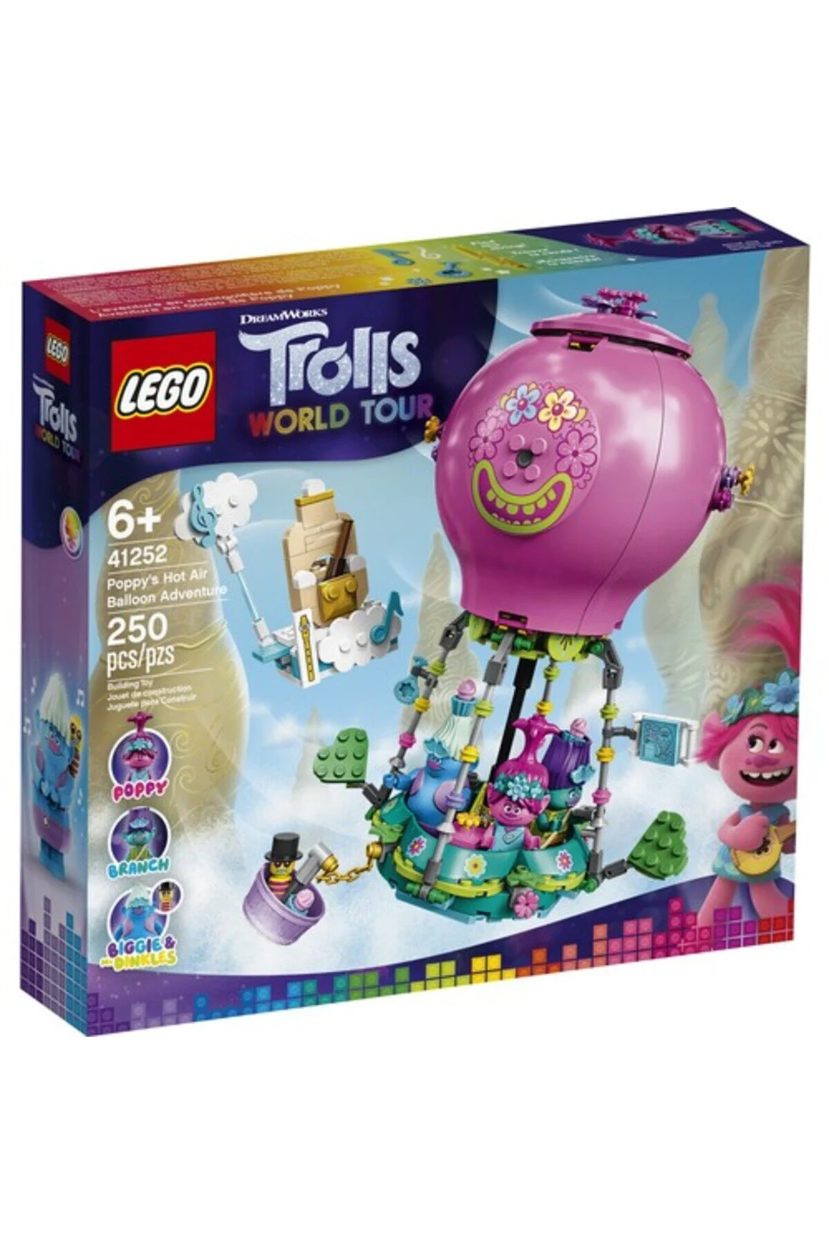 لگو و اسباب بازی های ساخت محور ® TROLLS WORLD TOUR ماجراجویی پاپی با بالون هوای گرم 41252 از ترکیه LEGO