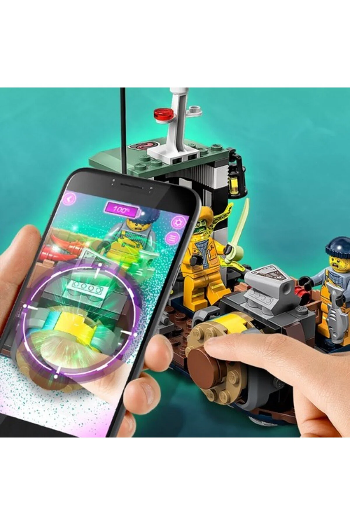 لگو و اسباب بازی های ساخت محور HIDDEN SIDE 70419 WRECKED SHRIMP BOAT اورجینال LEGO