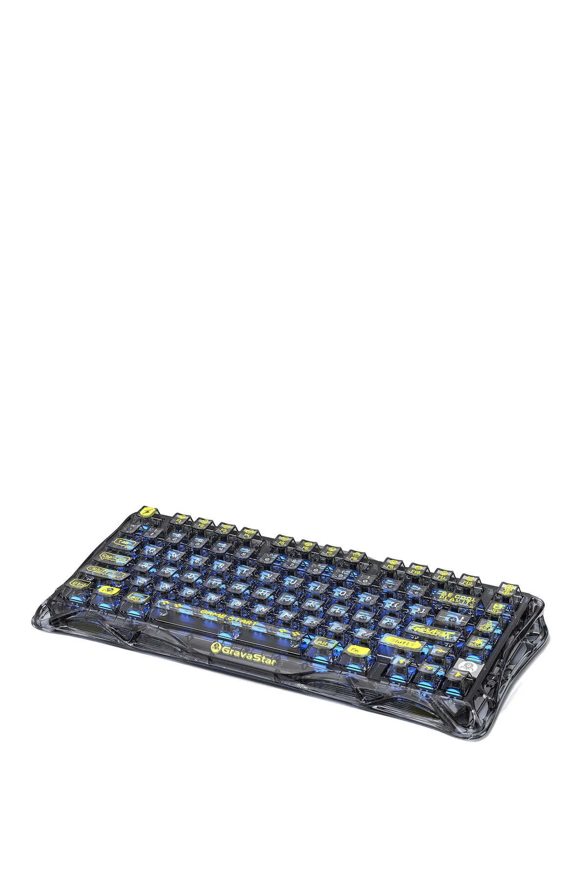 پایه نوت بوک صفحه کلید Q مکانیکی جیوه K1 RGB Gravastar