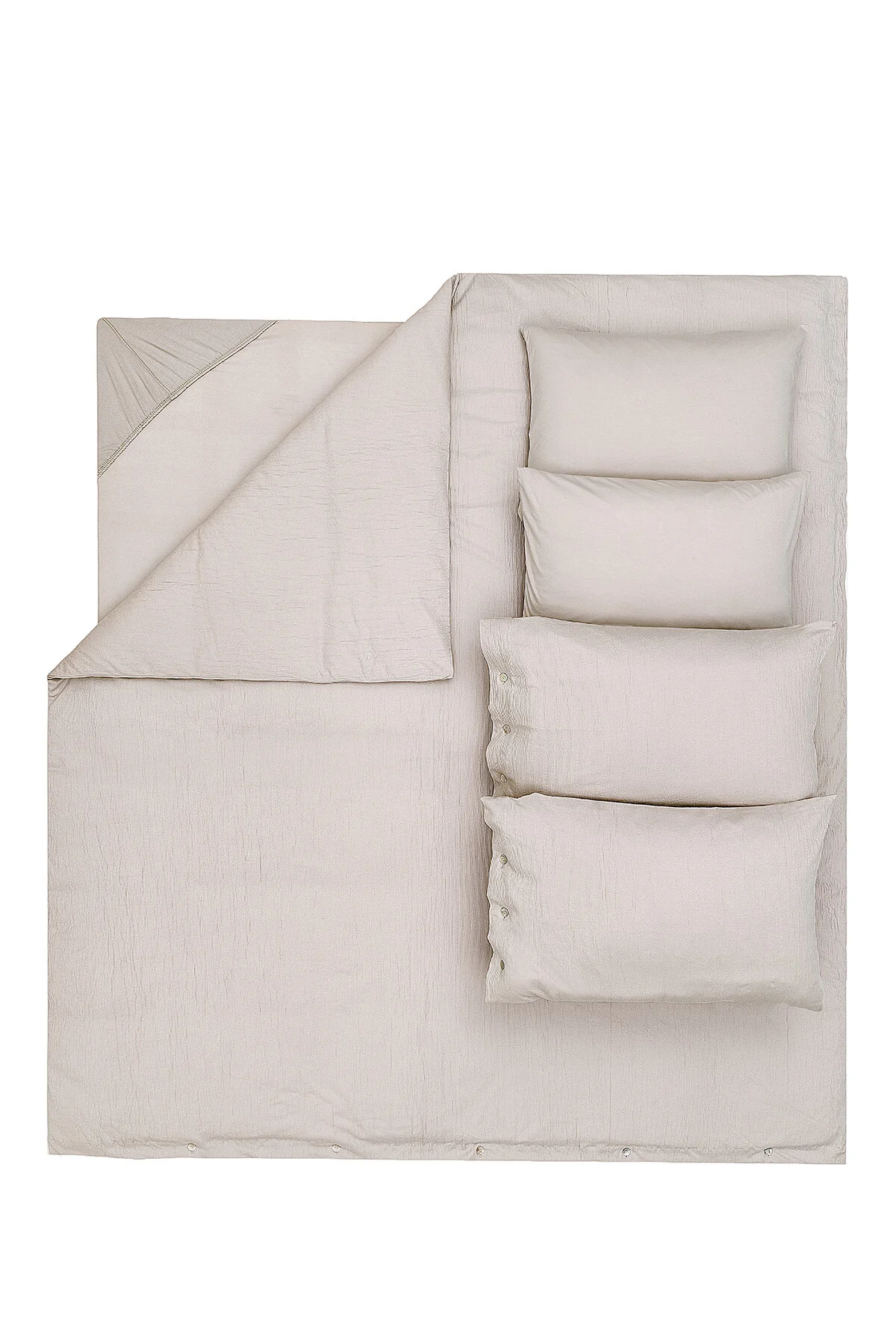 کاور لحاف دو نفره مجموعه پوشش دوتایی DIA DOUBLE BEIGE Yataş
