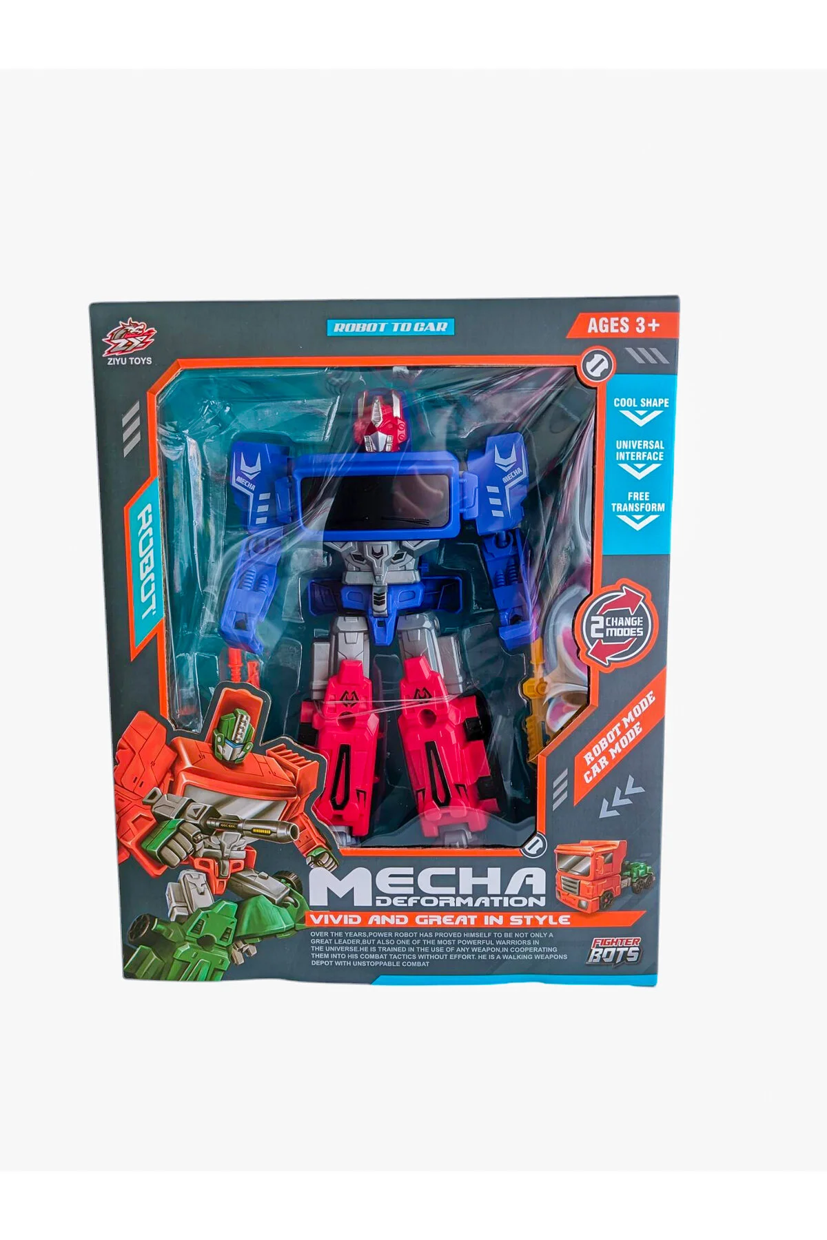 اسباب بازی های فیگور دیگر ROBOT TRANSFORMERS BOXED TRANSFORMING از ترکیه Fidan oyuncak