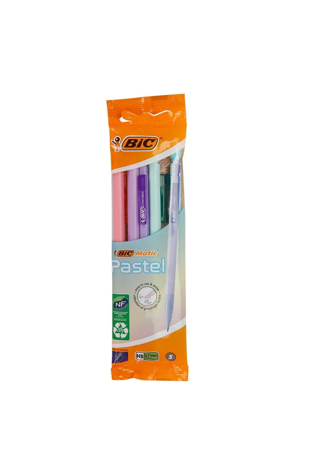 مداد مکانیکی ورساتیل چند رنگ PEN 0.7 MM 5 LI بیک Bic