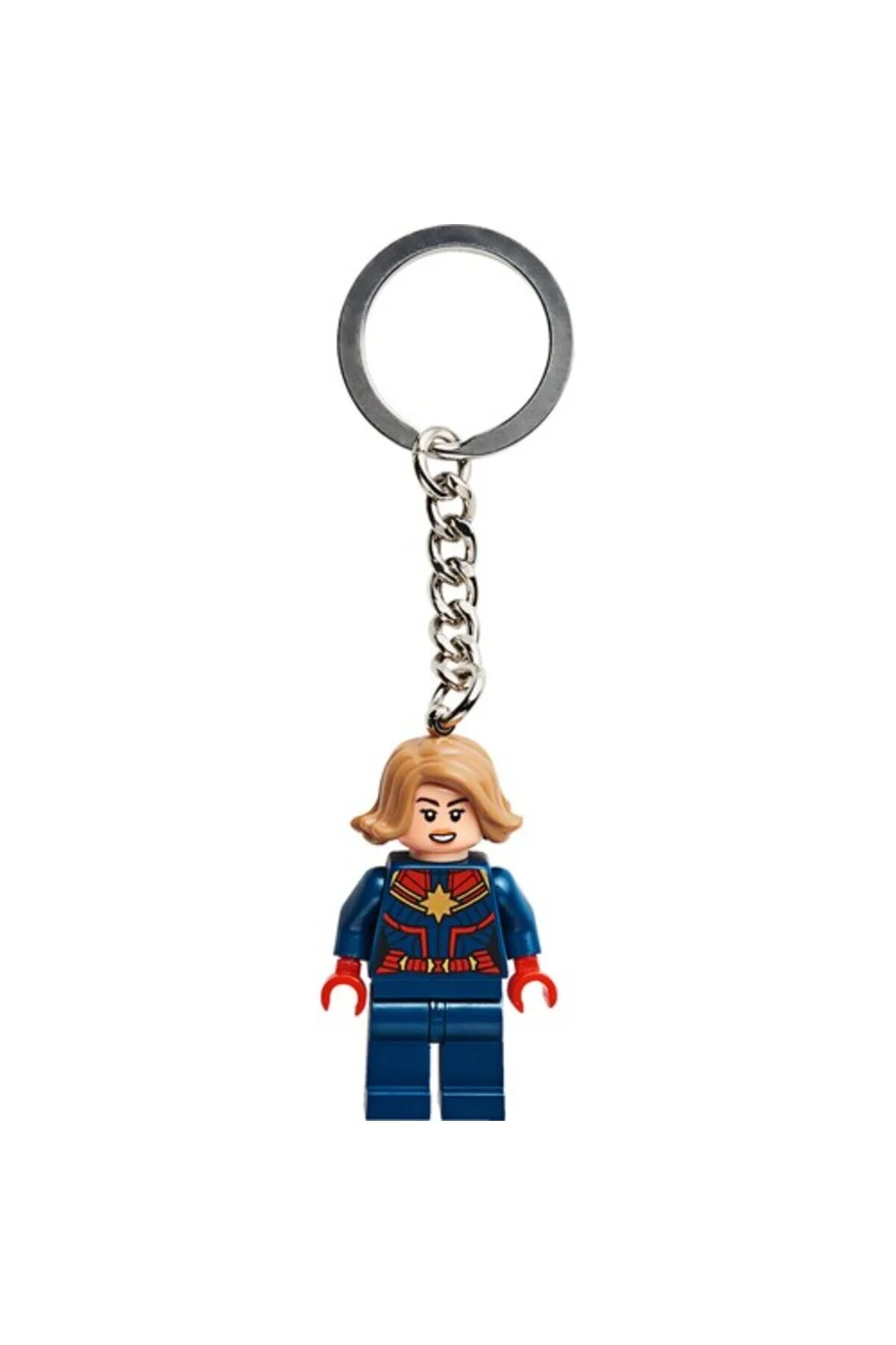 فیگور SUPER HEROES 854064 CAPTAIN MARVEL KEYRING اورجینال LEGO