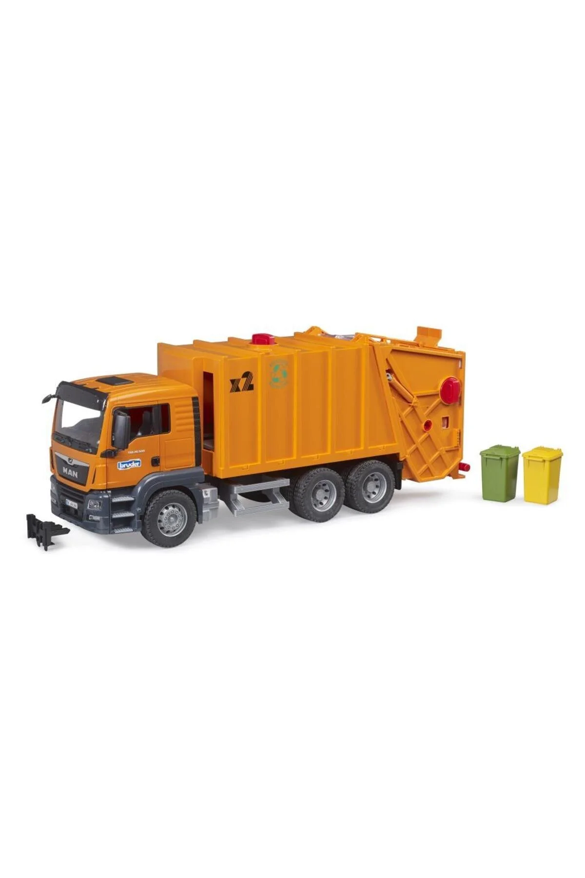 ماشین اسباب بازی کامیون زباله MAN TGS نارنجی BR03760 Genel Markalar