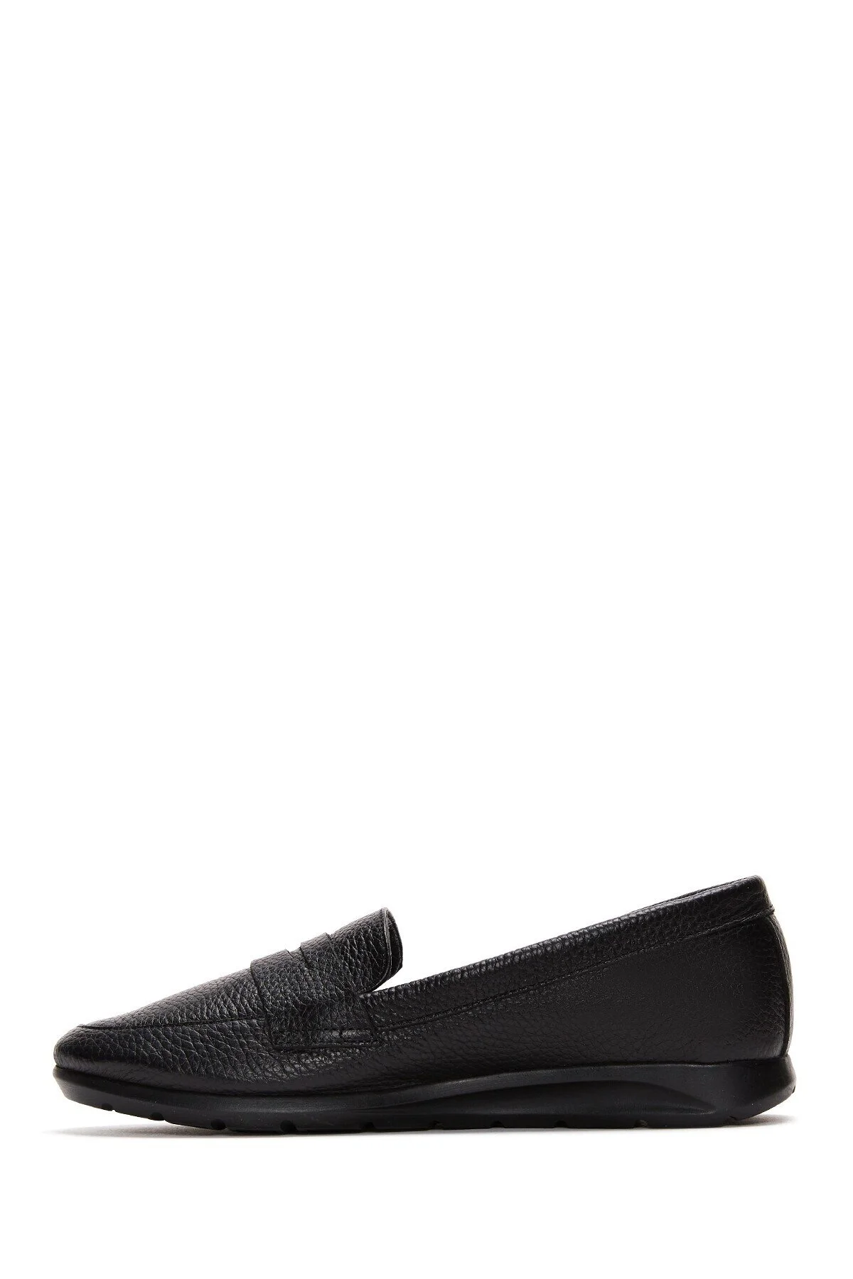کفش زنانه چرمی سیاه Loafer 24Sfd1511Ft دریمود Derimod