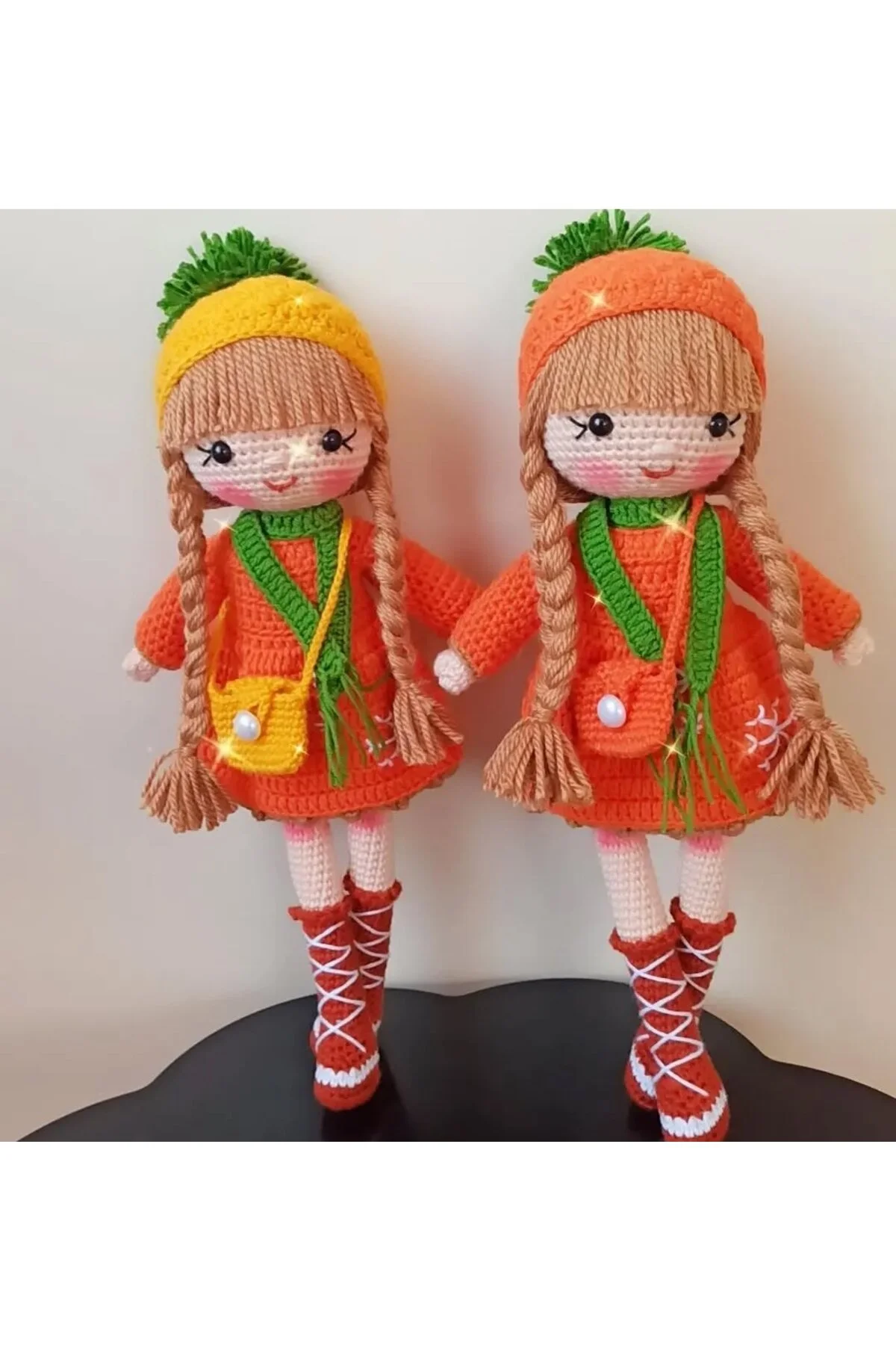 عروسک های اسباب بازی و لوازم جانبی ارگانیک زمستانی زیبایی توبی کرافت AMIGURUMI elimdeki sanat