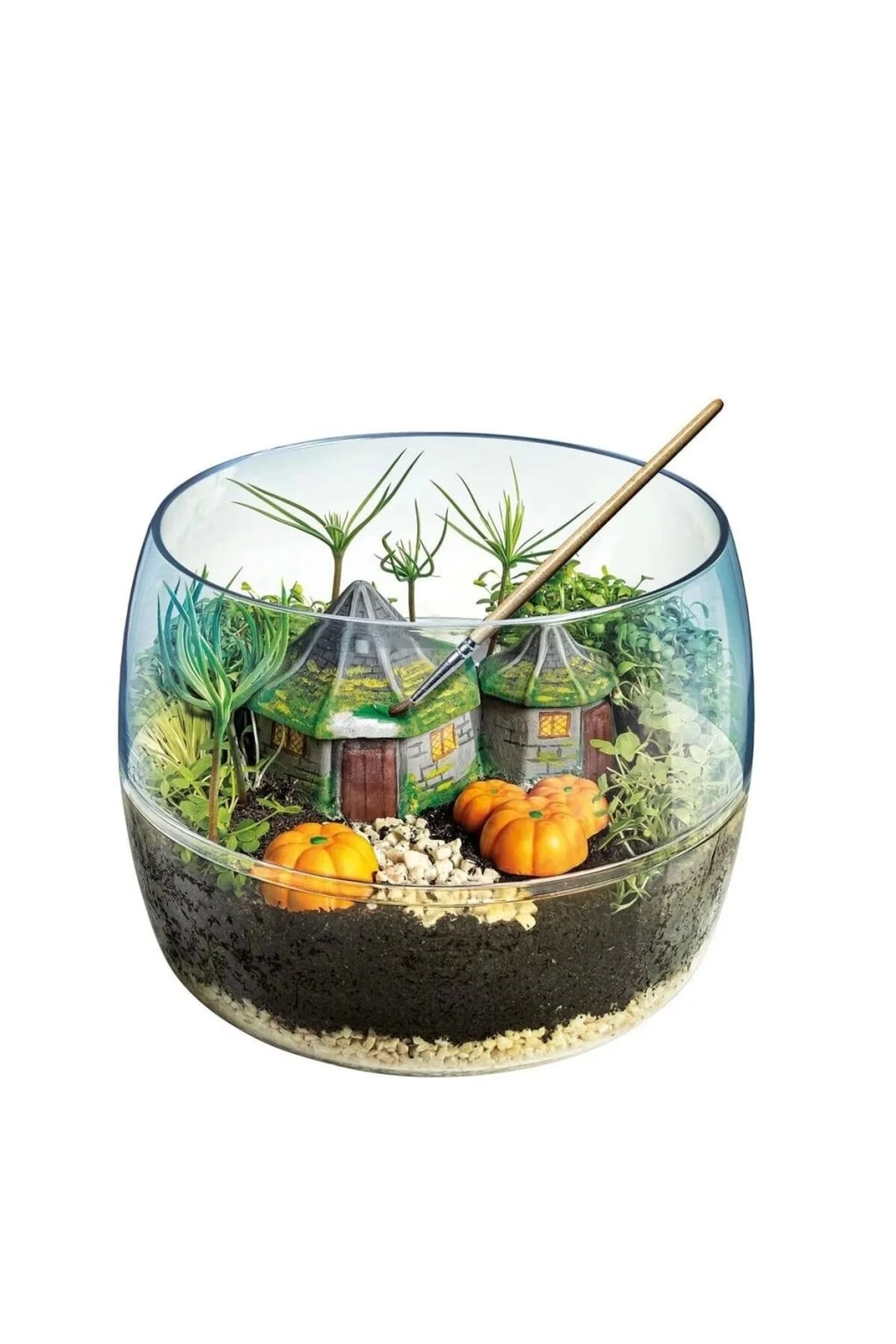 اسباب بازی های آموزشی هری پاتر TERRARIUM HAGRID HUT شکل TRINKET تزئینی Basic Fun