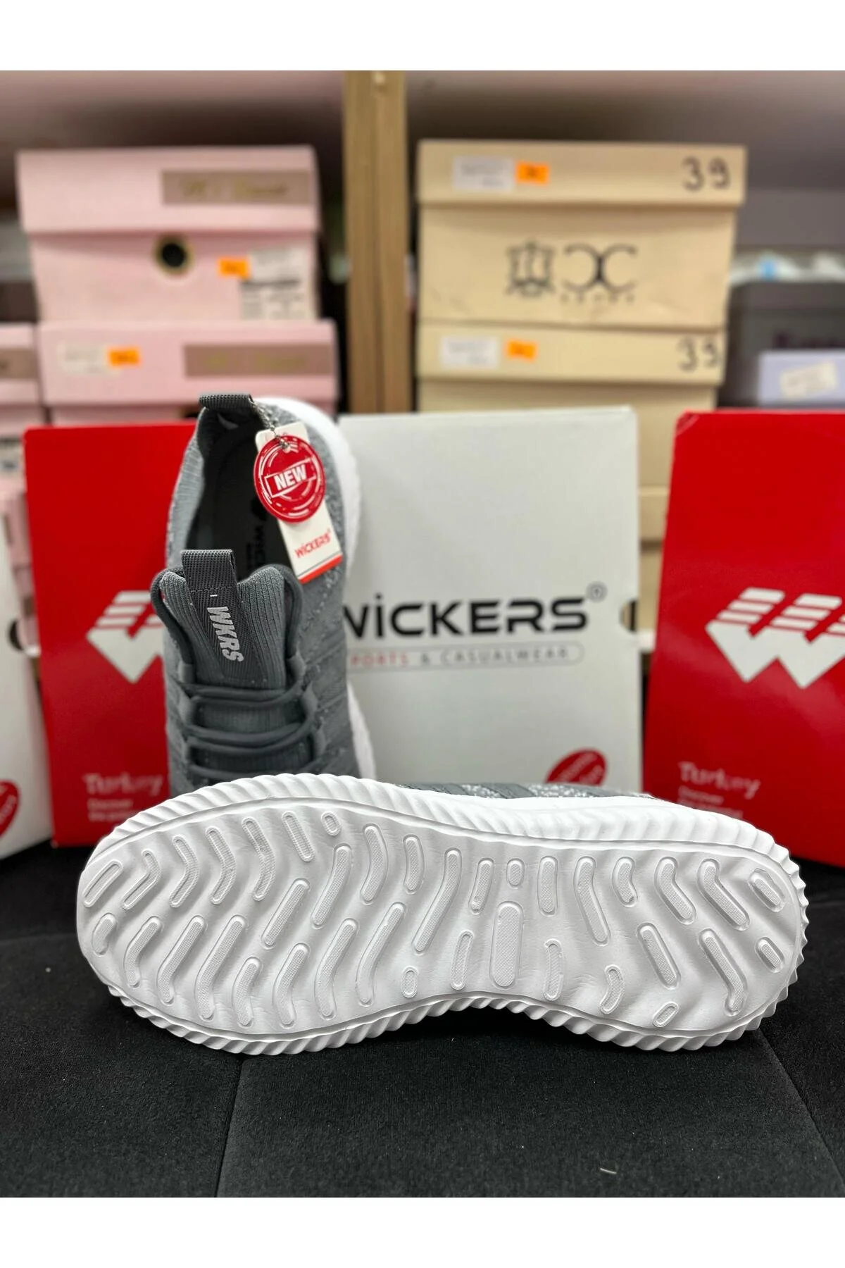 کفش Sportdoor خاکستری مردانه 2839 ورزشی دودی ویکرز Wickers