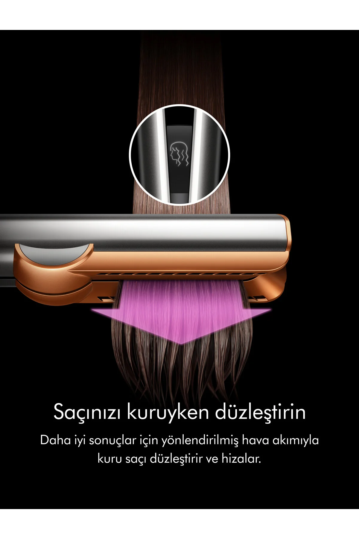 اتو مو AIRSTRAIT ™ صاف کننده JASPER PLUM DYSON