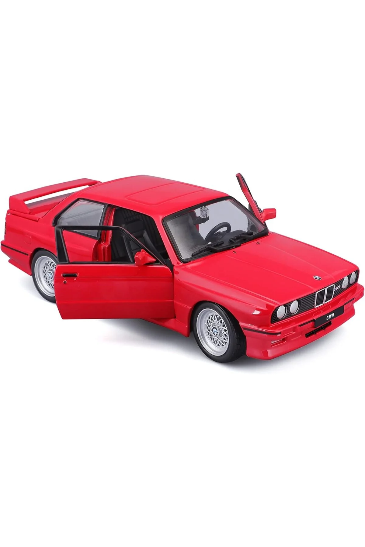 مدل خودرو BMW 3 SERIES M3 E30 1988 MODEL CAR 1:24 SCALE RED BURAGO اورجینال Feyza Oyuncak
