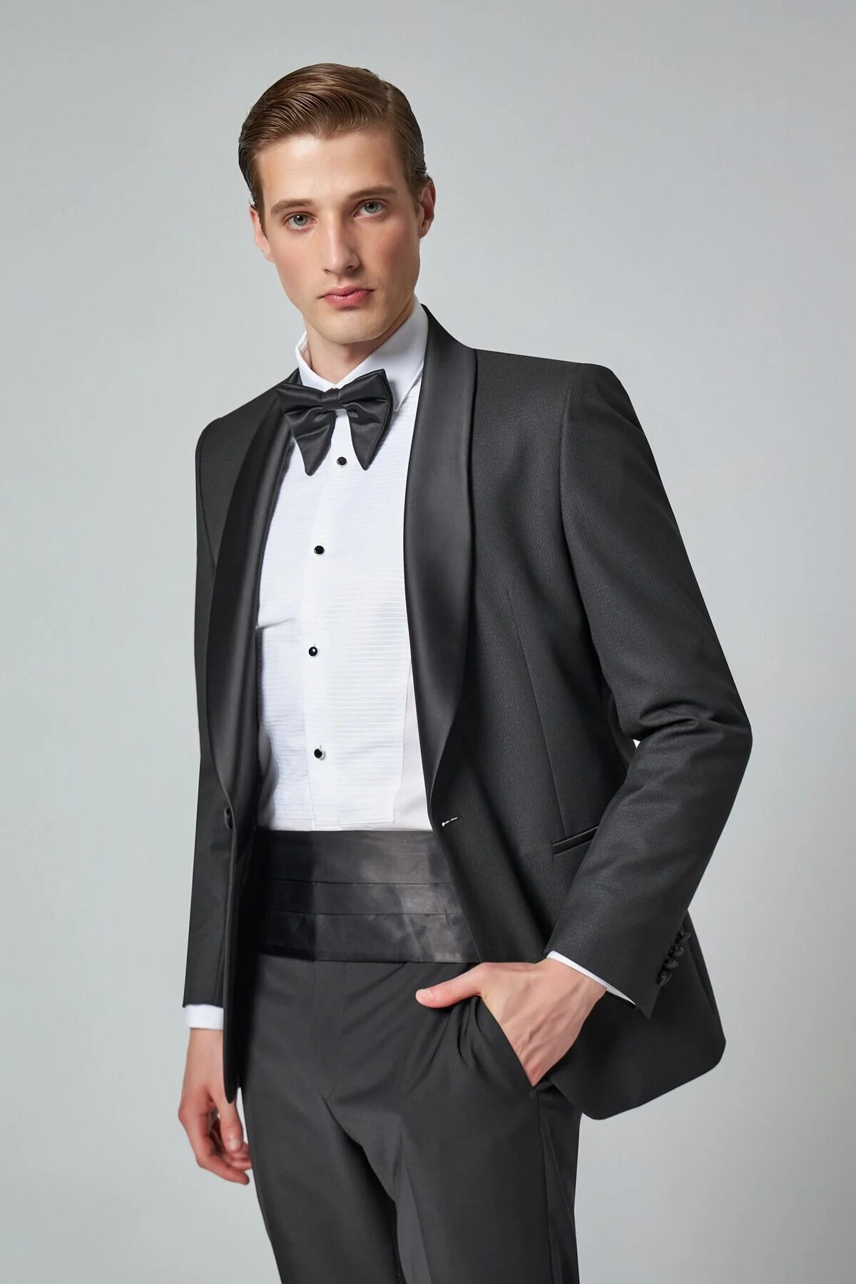 اسموکینگ مردانه SLIM FIT TEAM TUXEDO BLACK Tween