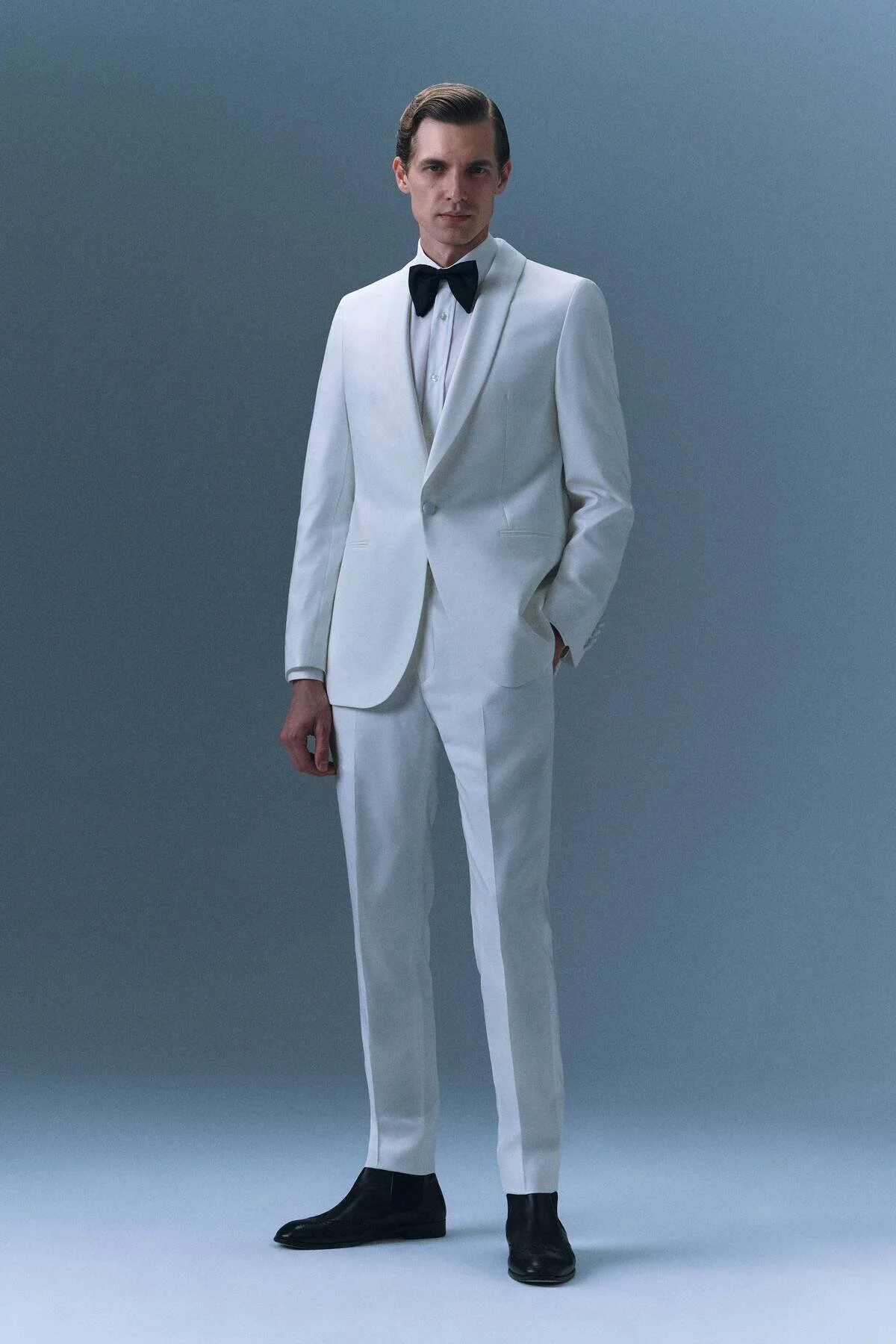 اسموکینگ مردانه SLIM FIT TEAM TUXEDO WHITE Tween