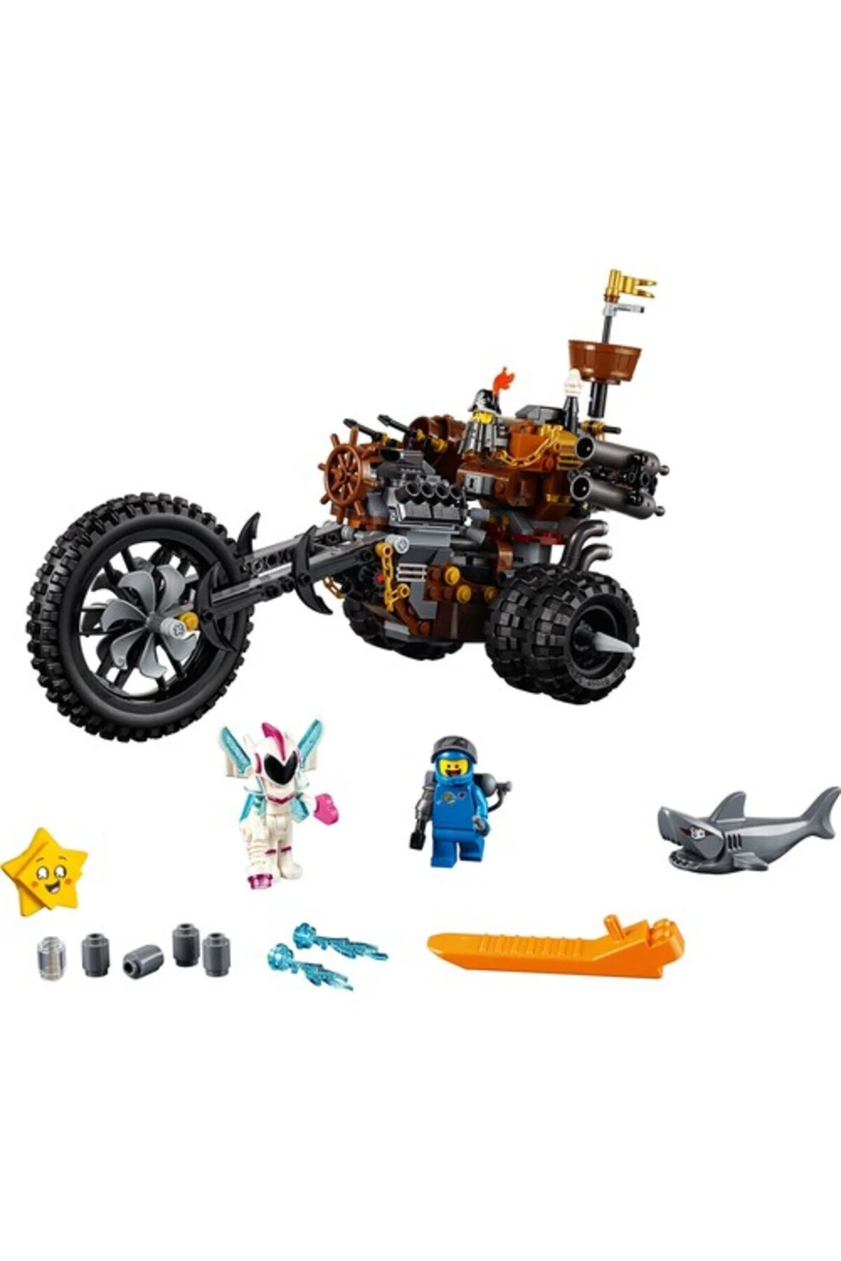 لگو و اسباب بازی های ساخت محور فیلم 70834 METALBEARDS HEAVY METAL MOTOR TRIKE از ترکیه LEGO
