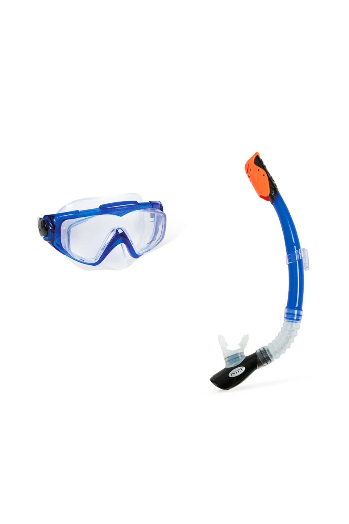 ماسک و اسنورکل شیشه های SILICON PRO SNORKEL Intex