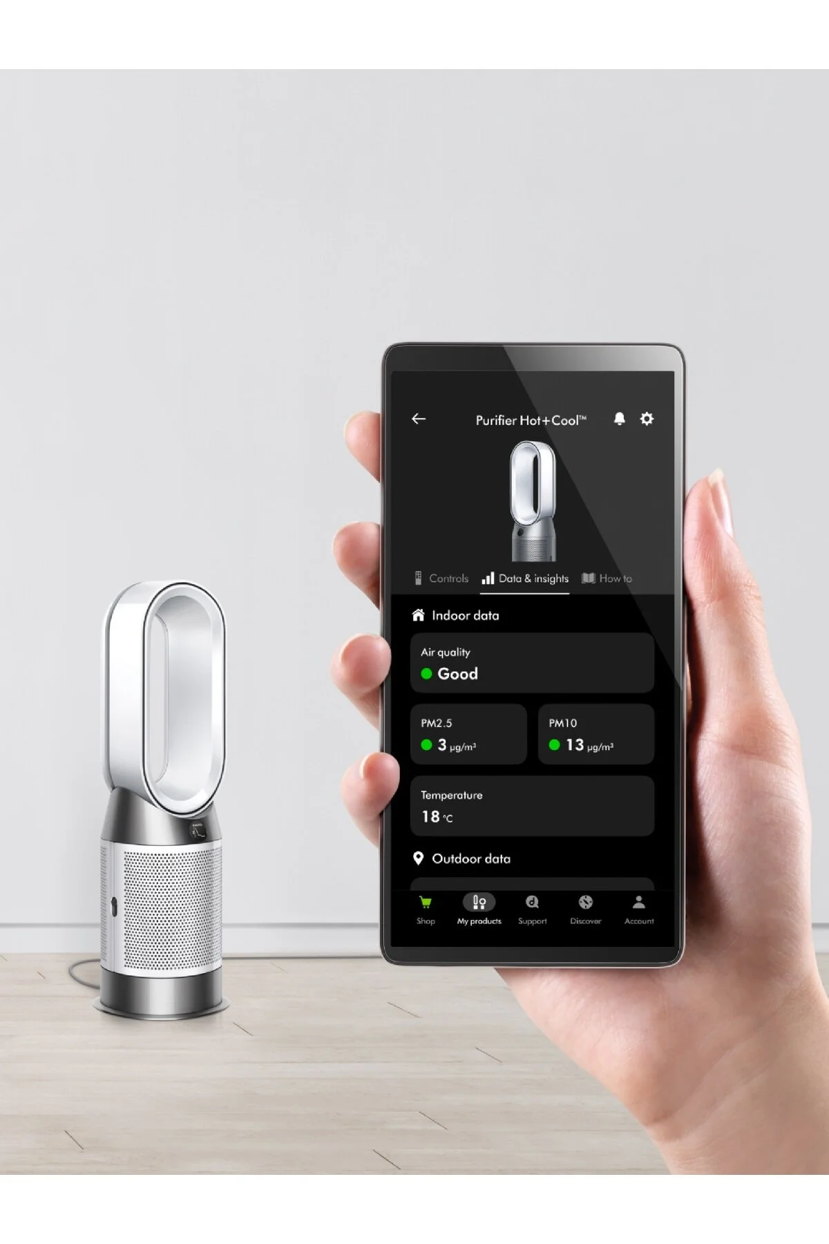 تصفیه کننده هوا هوای داغ HP1 سفید اورجینال DYSON