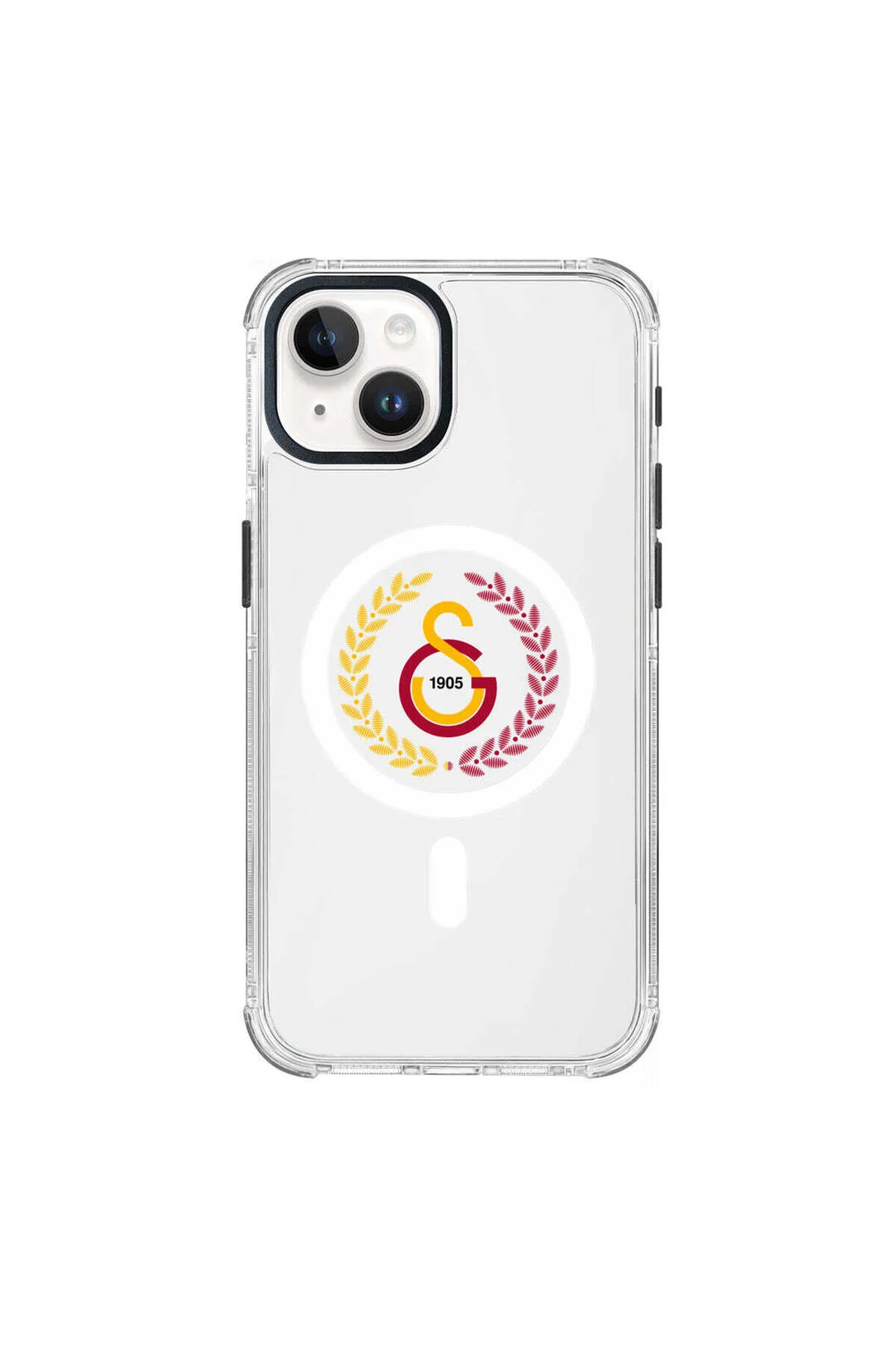 کاور و قاب گوشی دارای مجوز گالاتاسارای YAPRAK ARMA MAGSAFE سازگار با IPHONE 15 Galatasaray