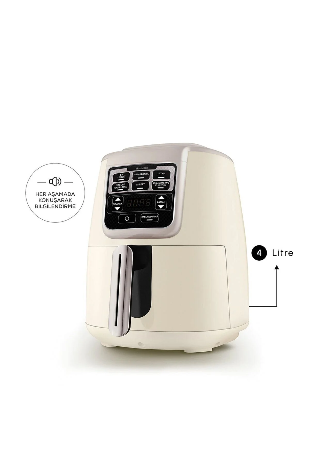 سرخ کن نود هوا پز وسرخ سخنگوی Air Pro Cook Xl 2 In 1 Airfryer کاراجا Karaca