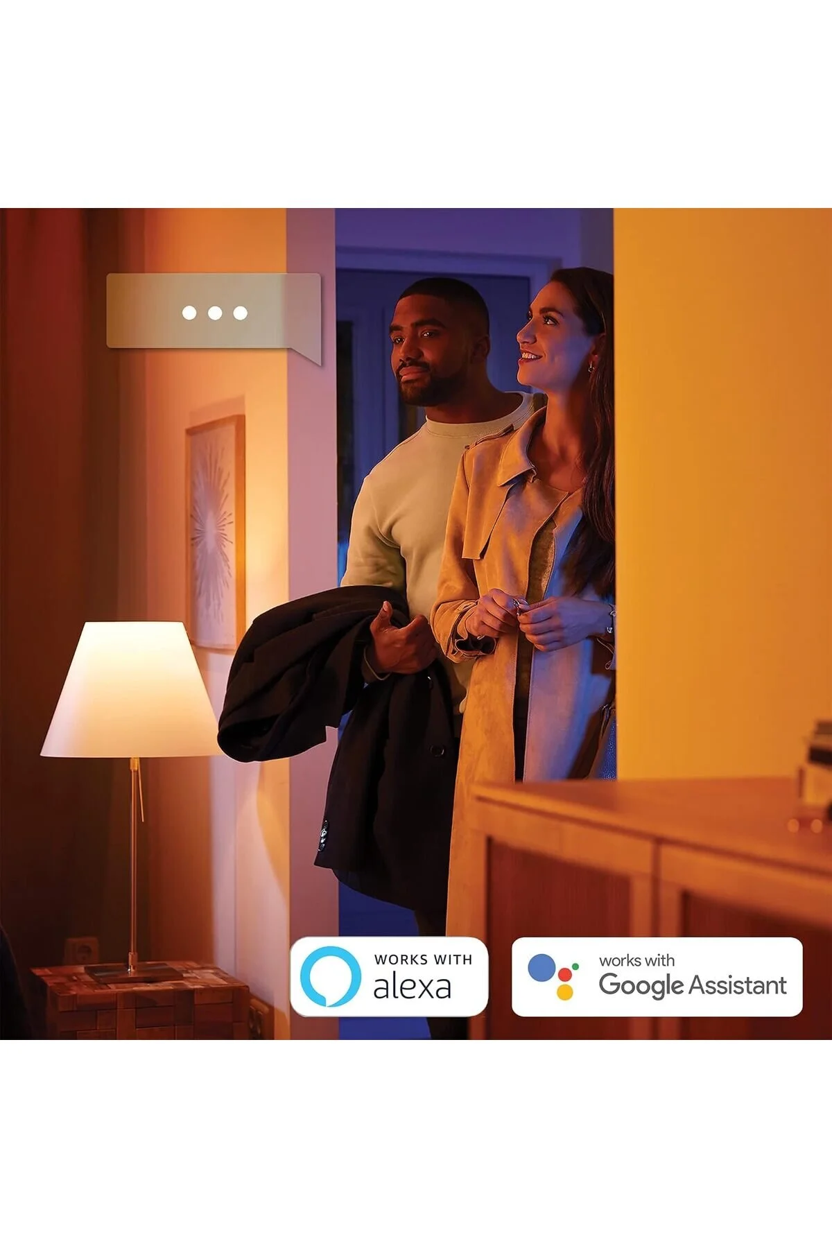 آرمتور HUE WHITE & COLOR AMB. پانل SURIMU 120 30 سانتی متر سفید فیلیپس Philips