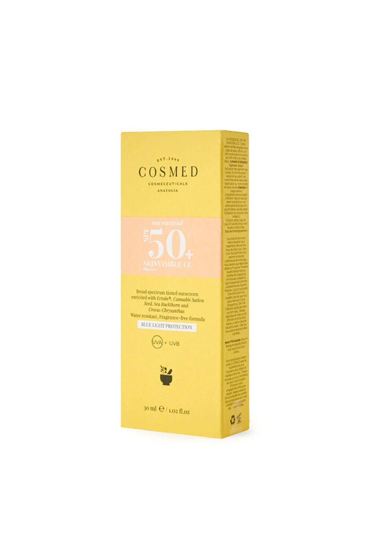 COSMED ضدآفتاب رنگارنگ کرم SPF50 30 میلی لیتر