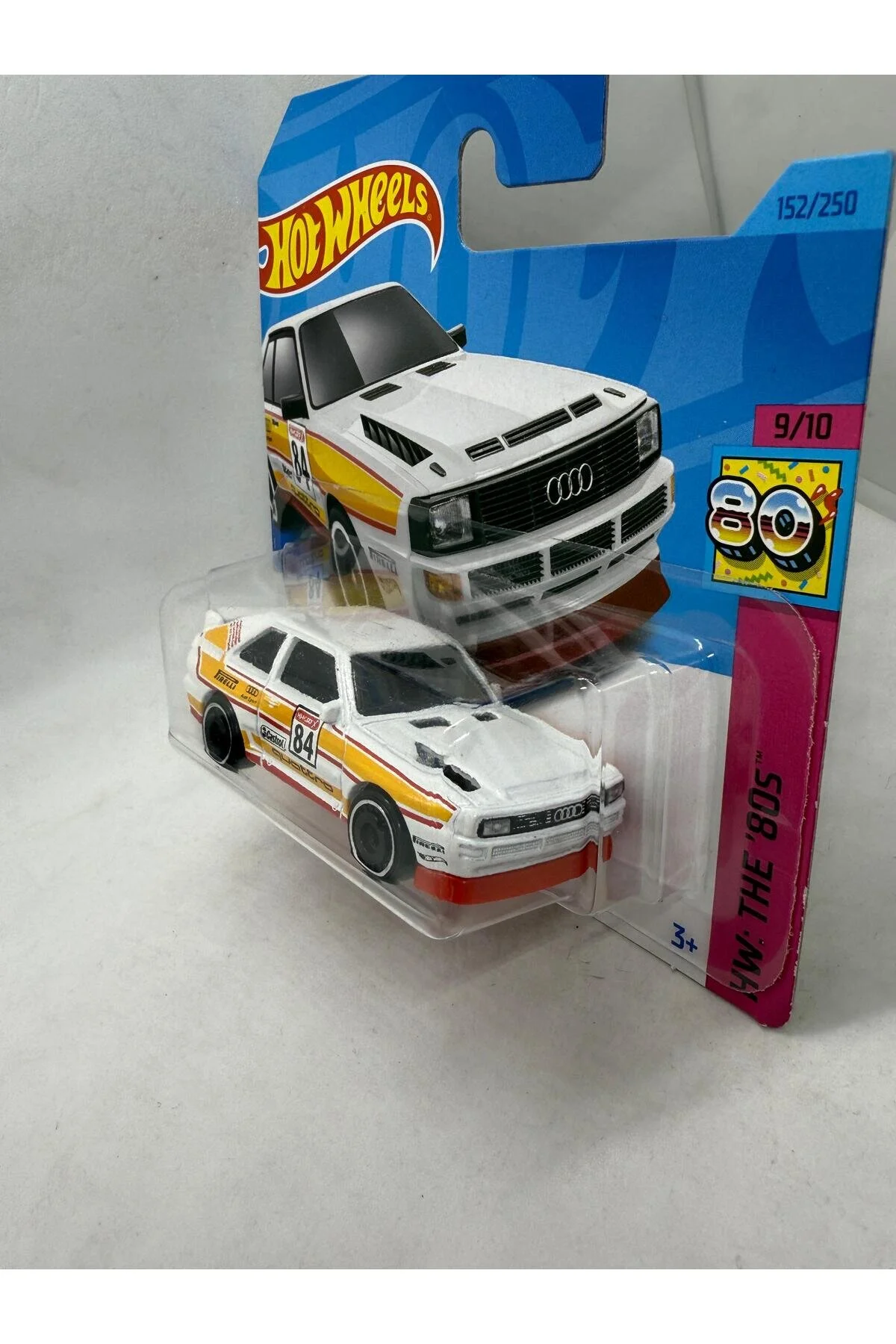 ماشین اسباب بازی 84 AUDI SPORT QUATTRO سفید HOT WHEELS