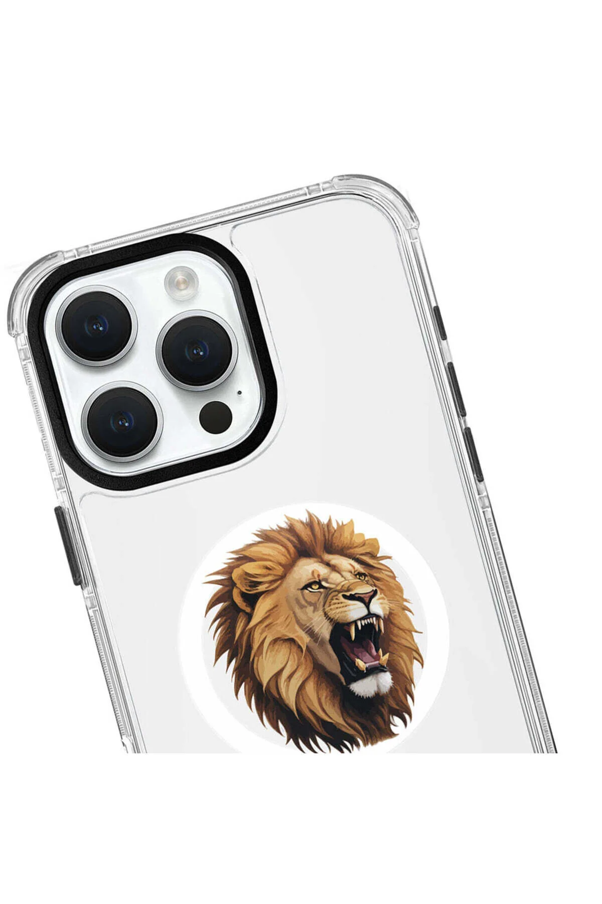 کاور و قاب گوشی دارای مجوز گالاتاسرای اصلان کوکره آرما MAGSAFE سازگار با IPHONE 15 PRO MAX Galatasaray
