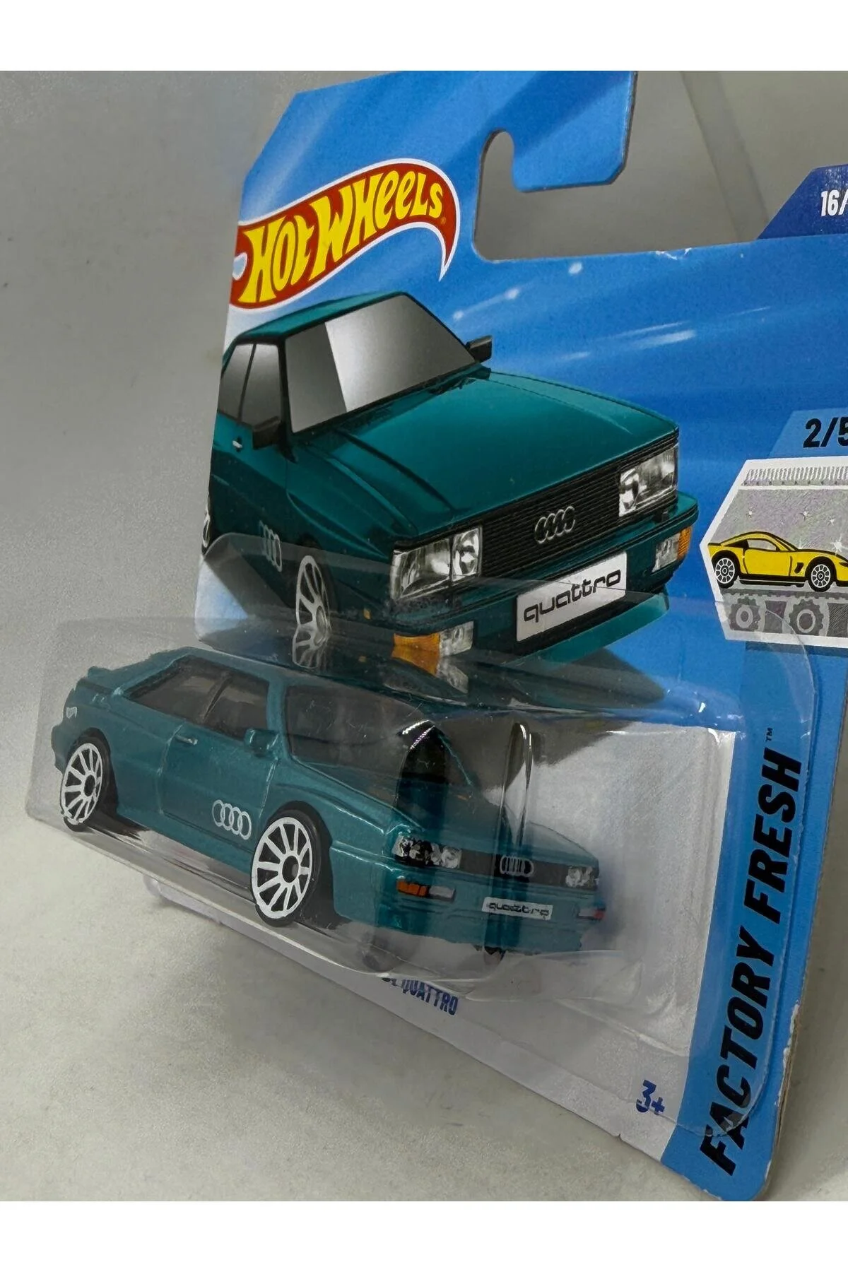 ماشین اسباب بازی 87 آئودی کواترو سبز اورجینال HOT WHEELS