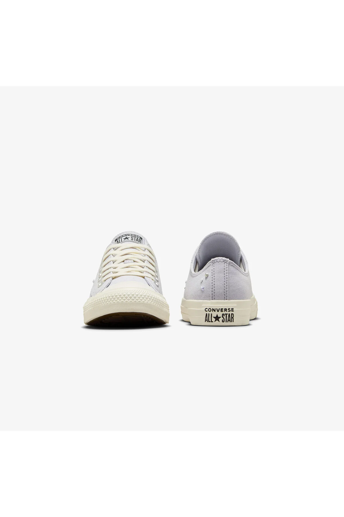اسنیکر کفش ورزشی یونیسکس بنفش با مروارید و گل میخ چاک تیلور کانورس Converse